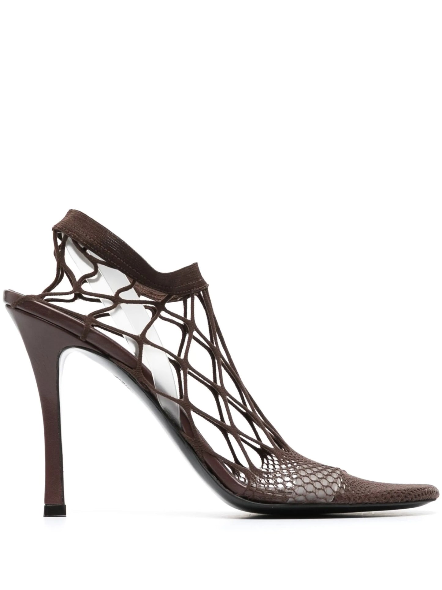 115mm high heel knitted sandals
