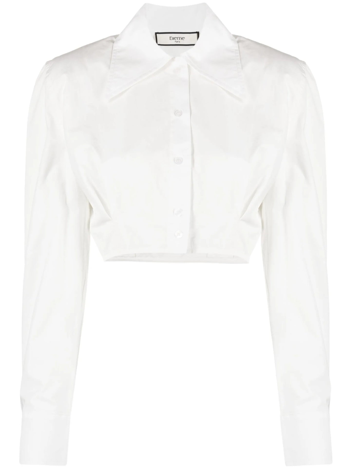 long-sleeved crop shirt