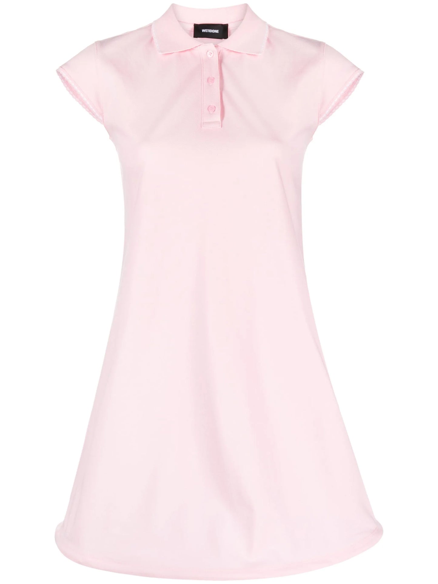 piqué cotton mini dress