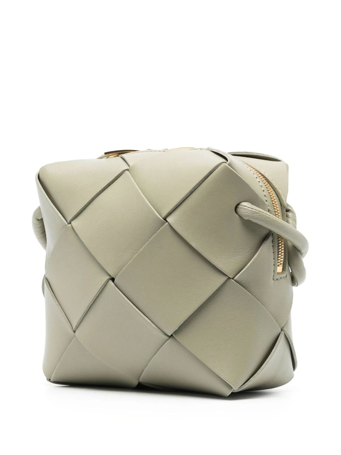 Loop leather cross body bag