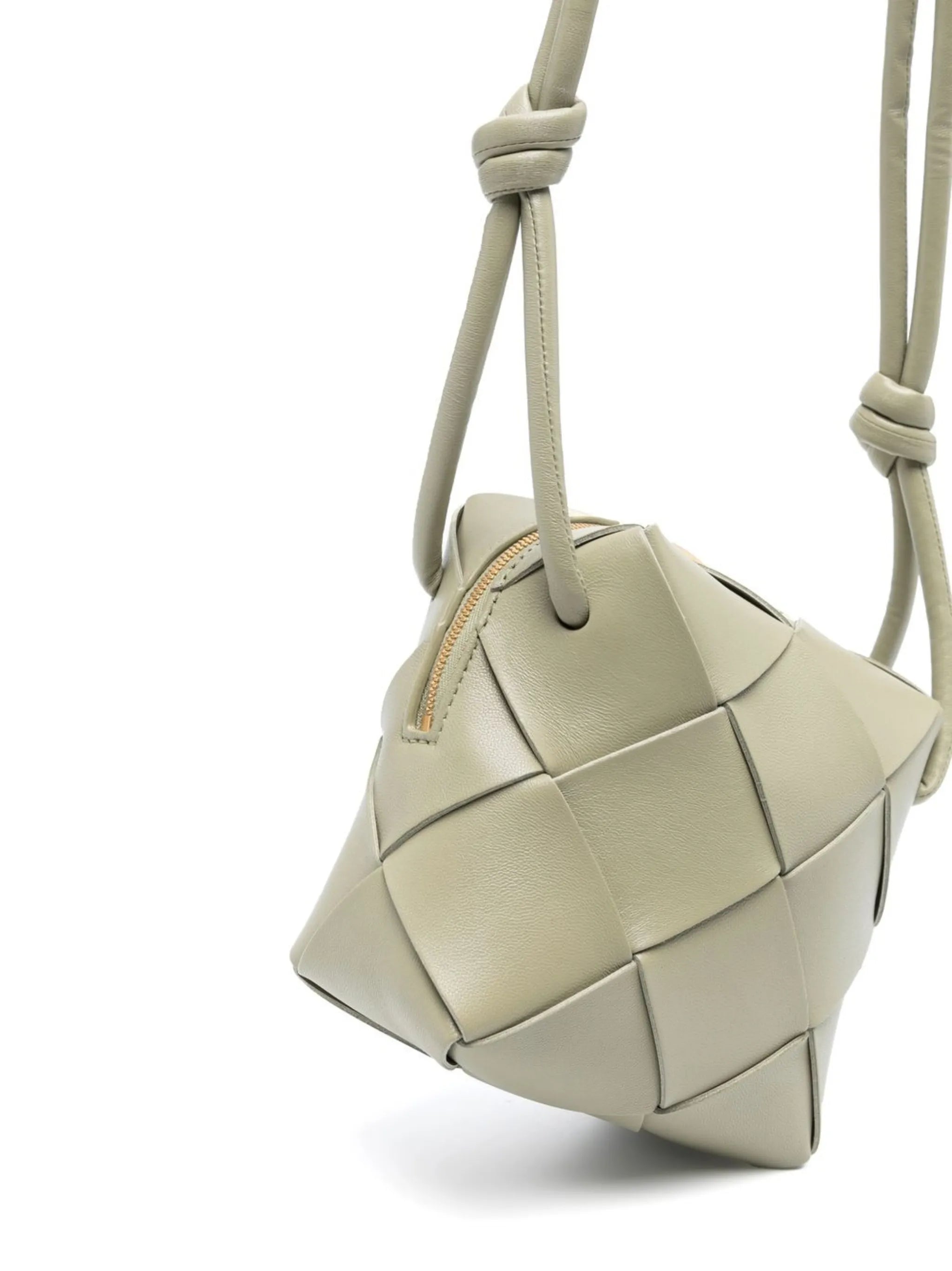 Loop leather cross body bag
