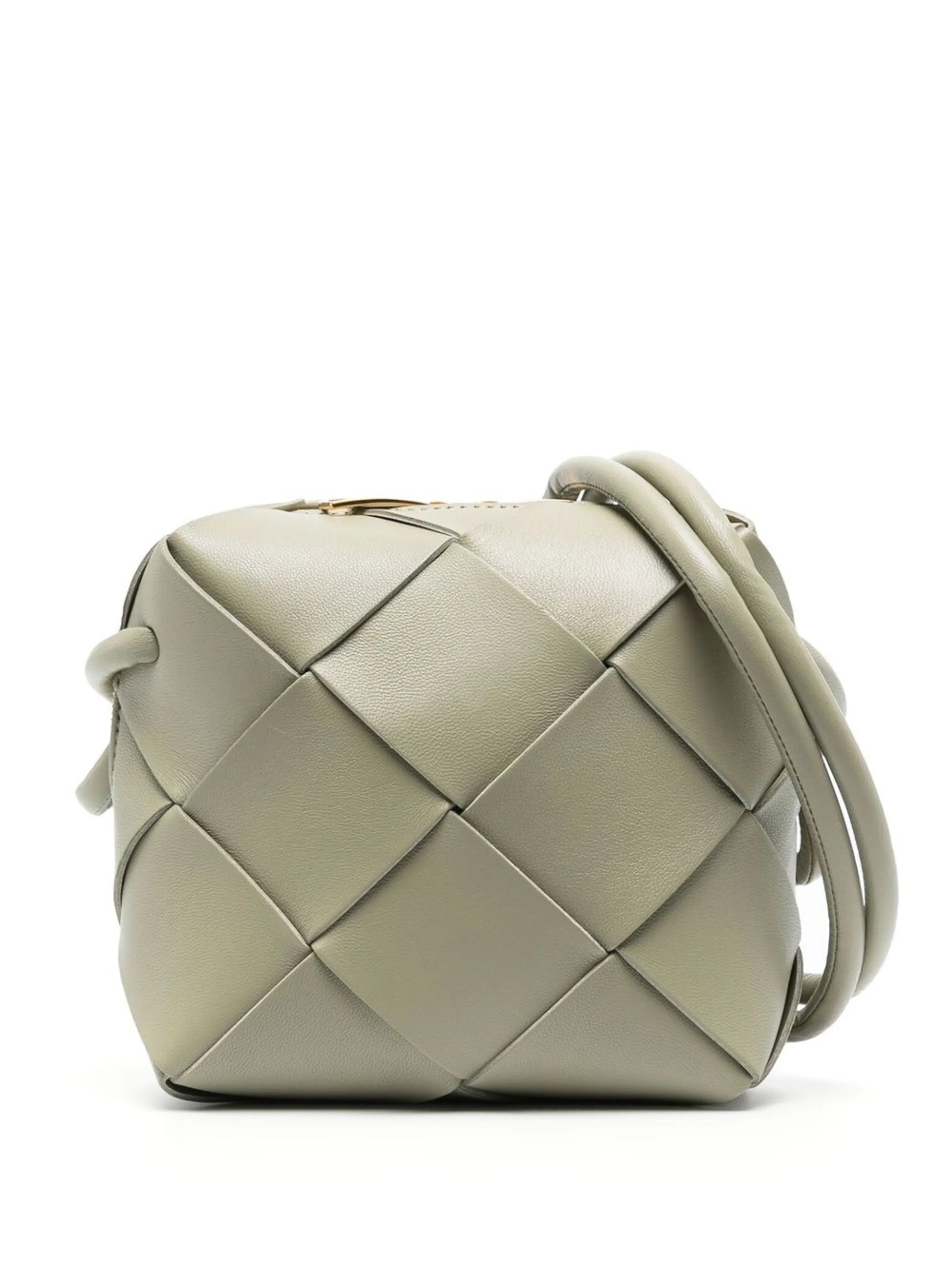 Loop leather cross body bag