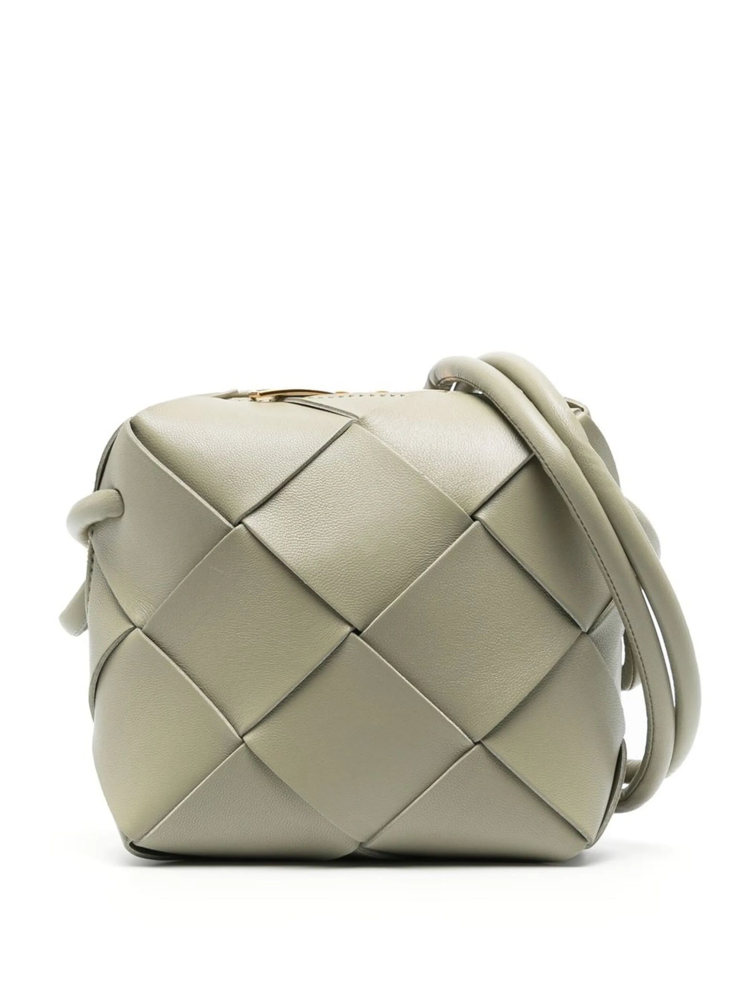 Loop leather cross body bag