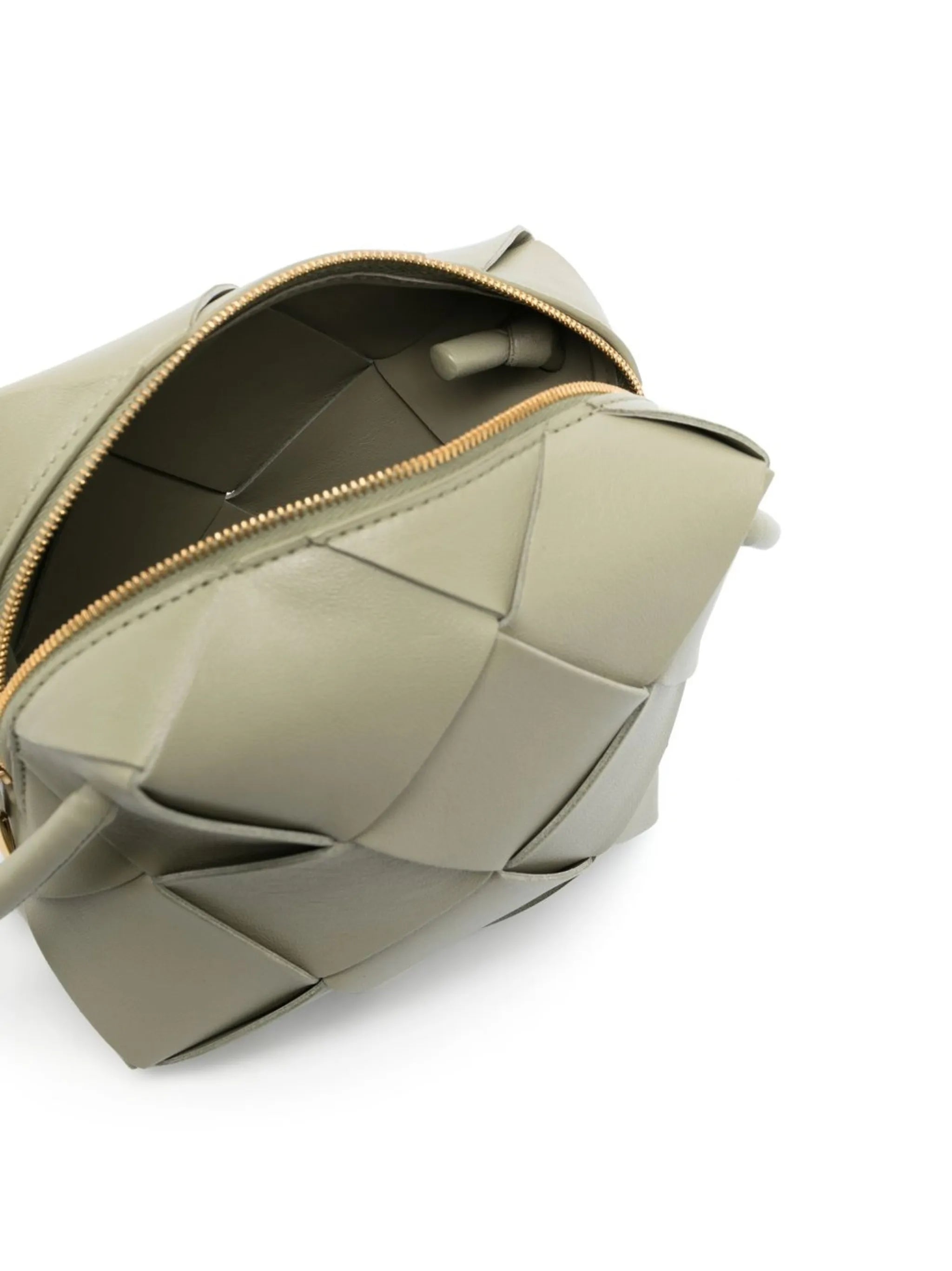 Loop leather cross body bag