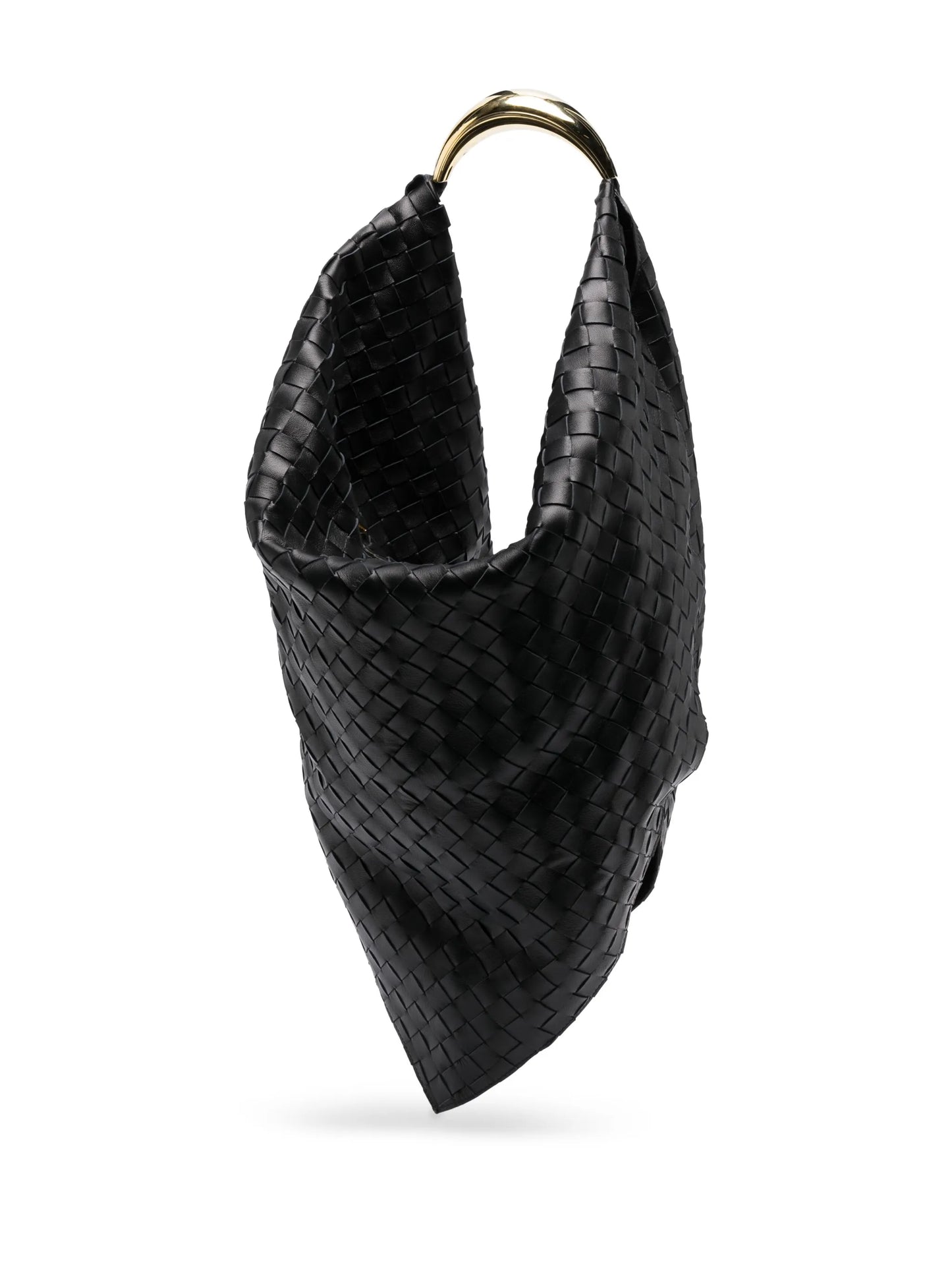 Foulard leather shoulder bag
