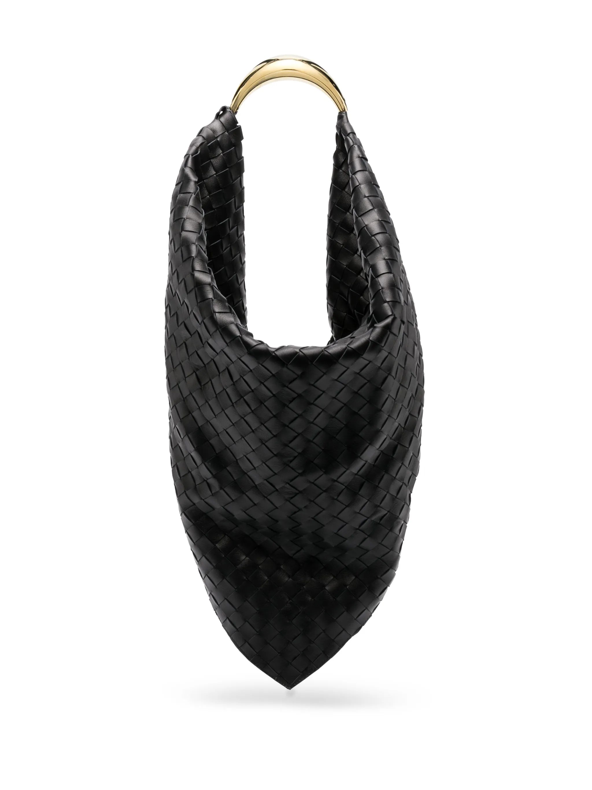 Foulard leather shoulder bag
