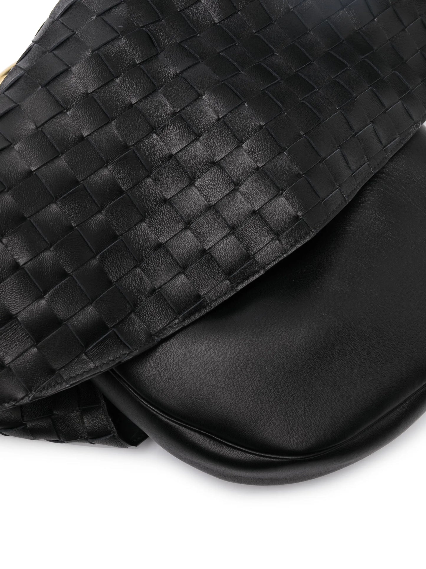 Foulard leather shoulder bag