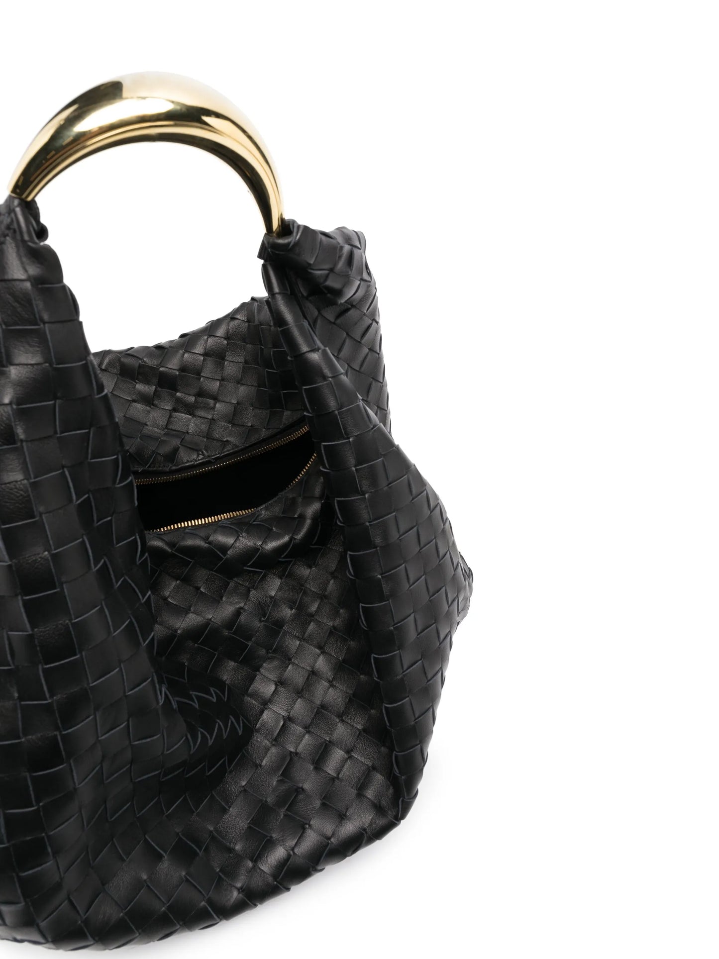 Foulard leather shoulder bag