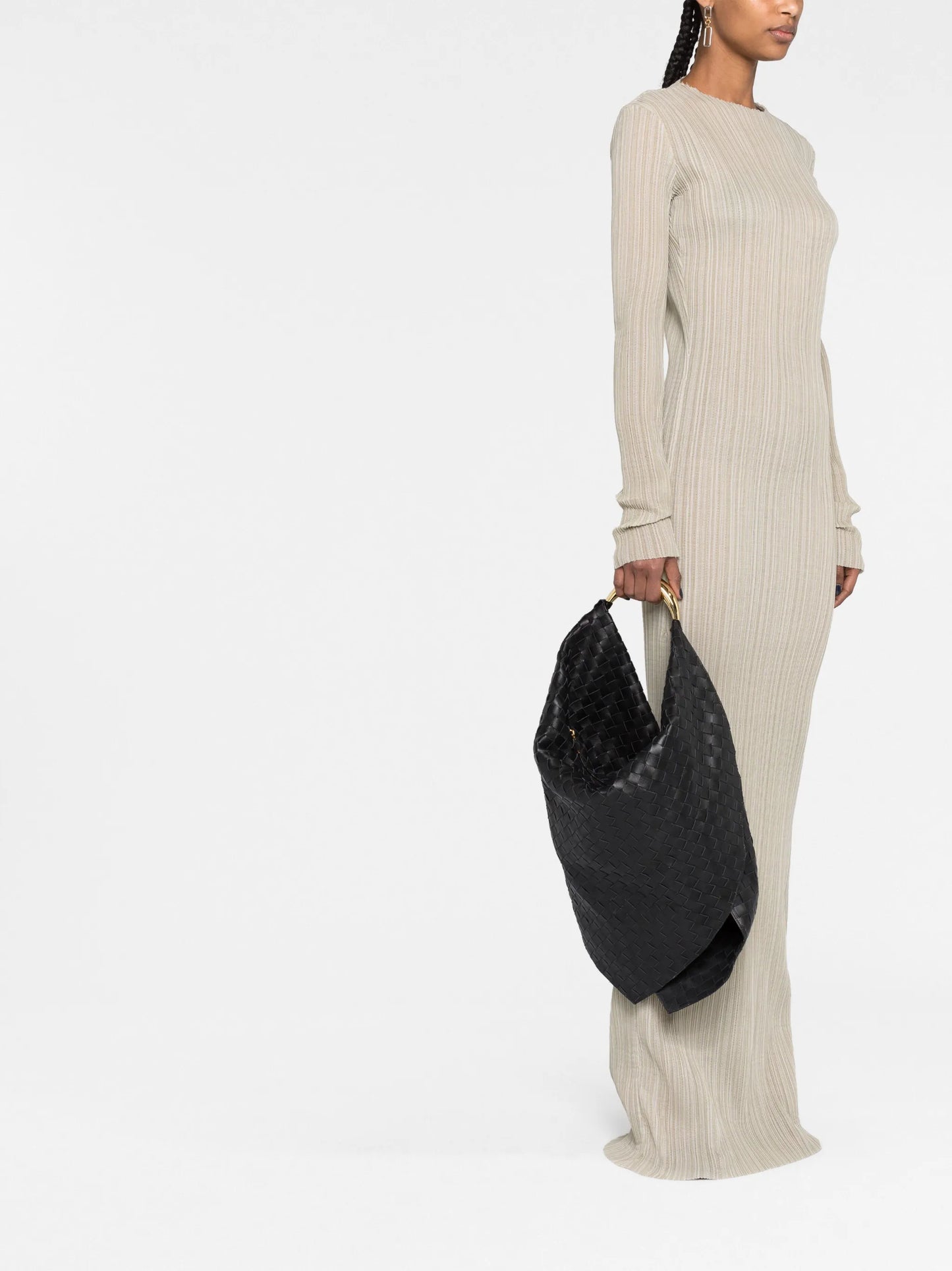 Foulard leather shoulder bag