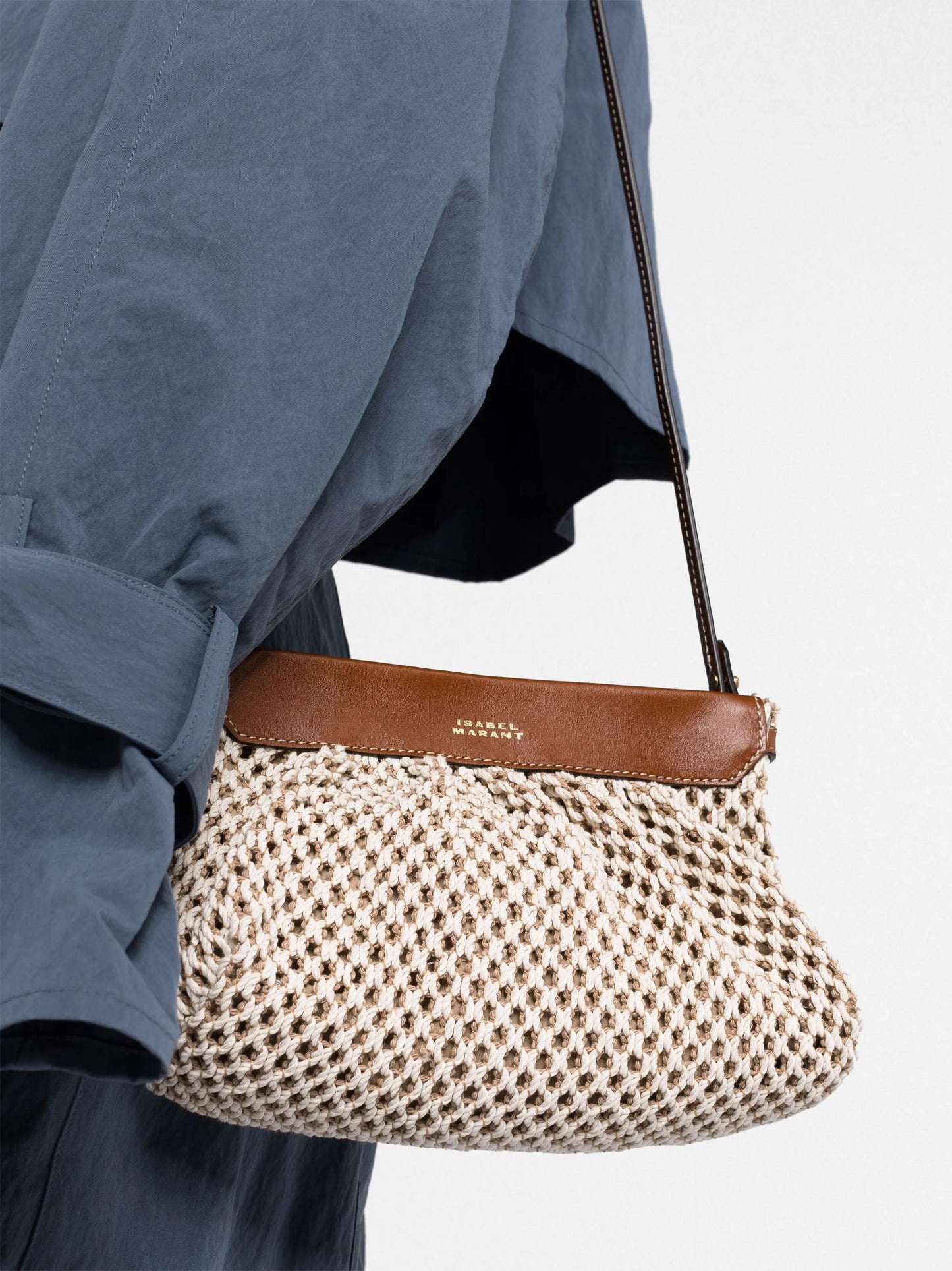 crochet-design crossbody bag