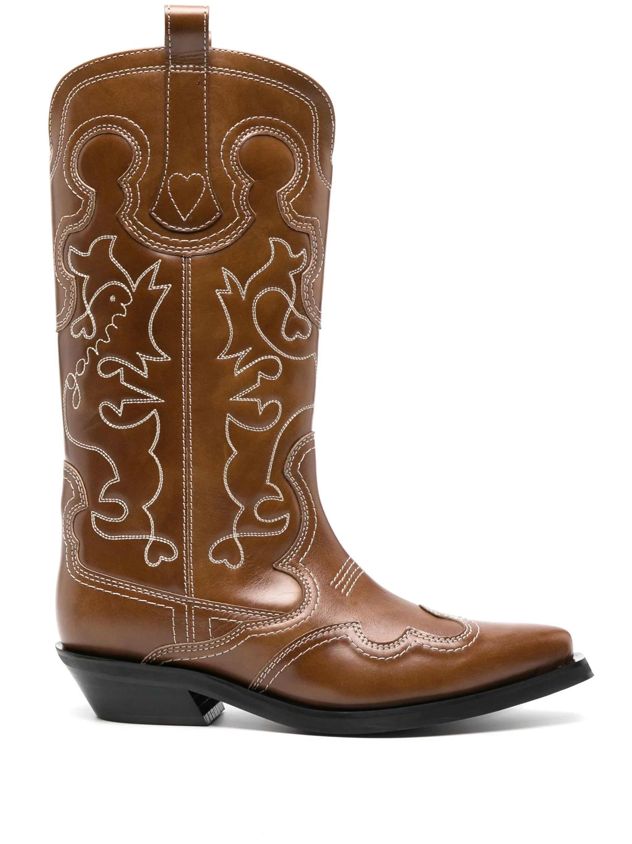 50mm mid-calf western boots