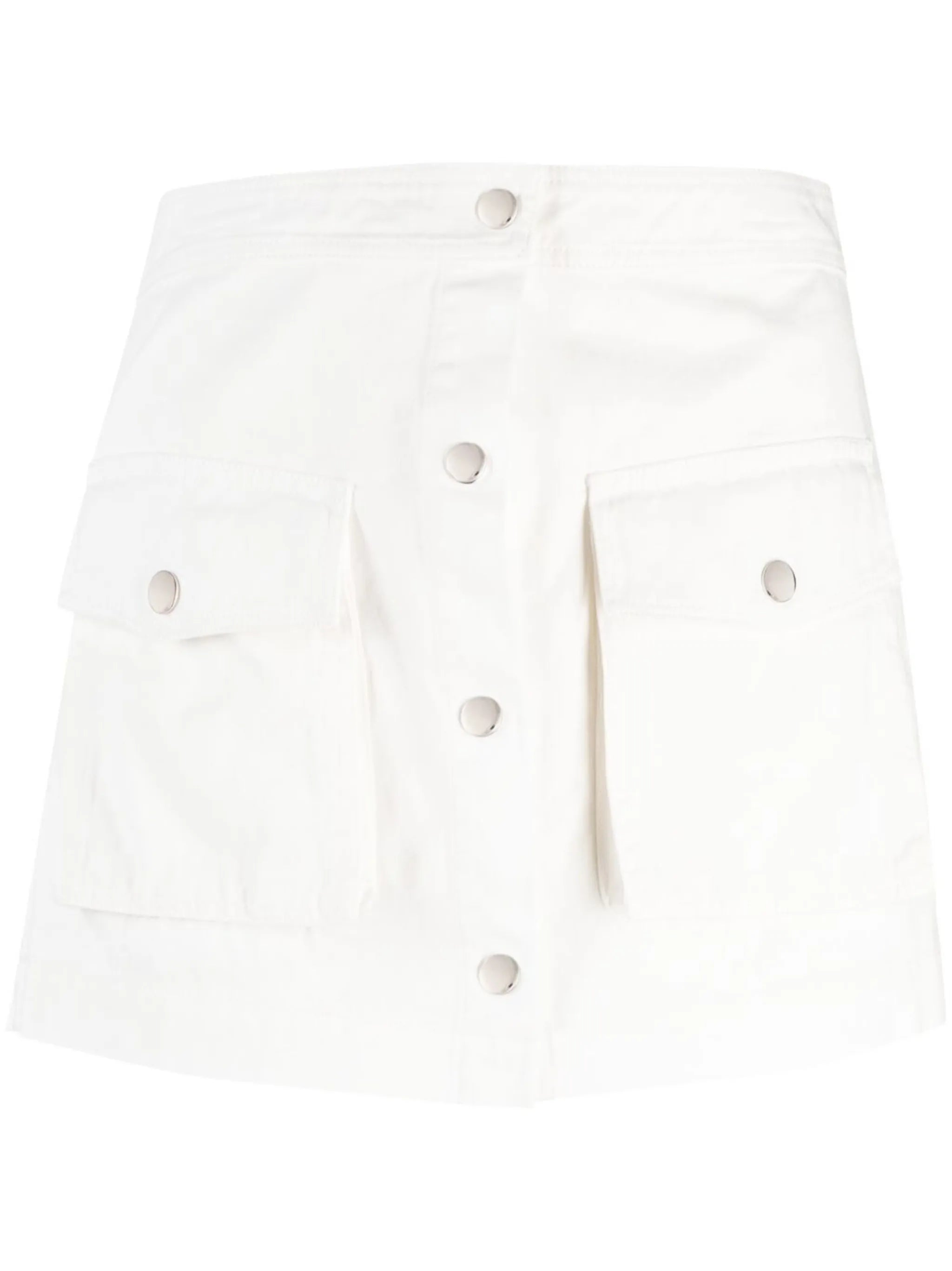 high-waisted cotton shorts