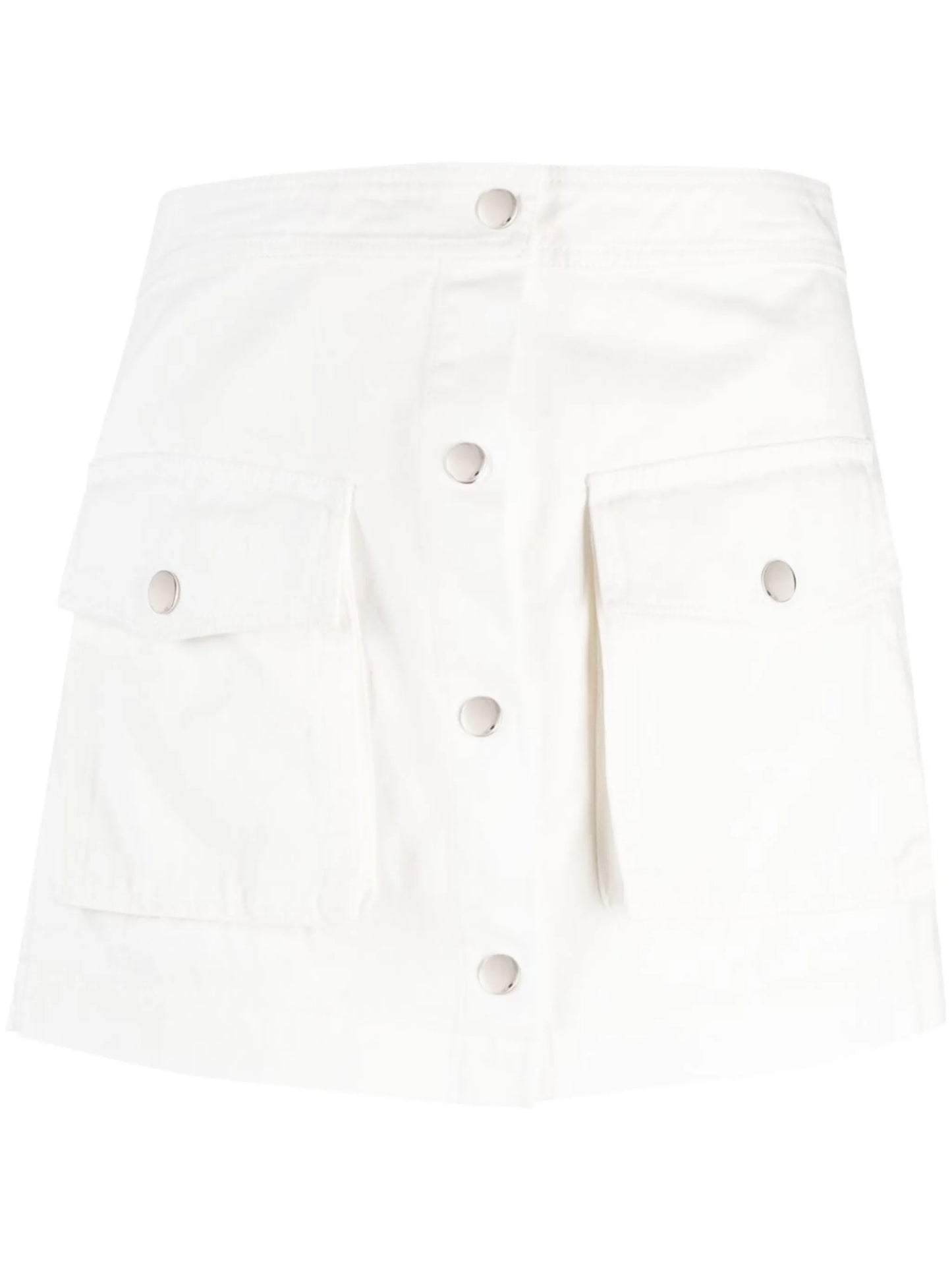 high-waisted cotton shorts