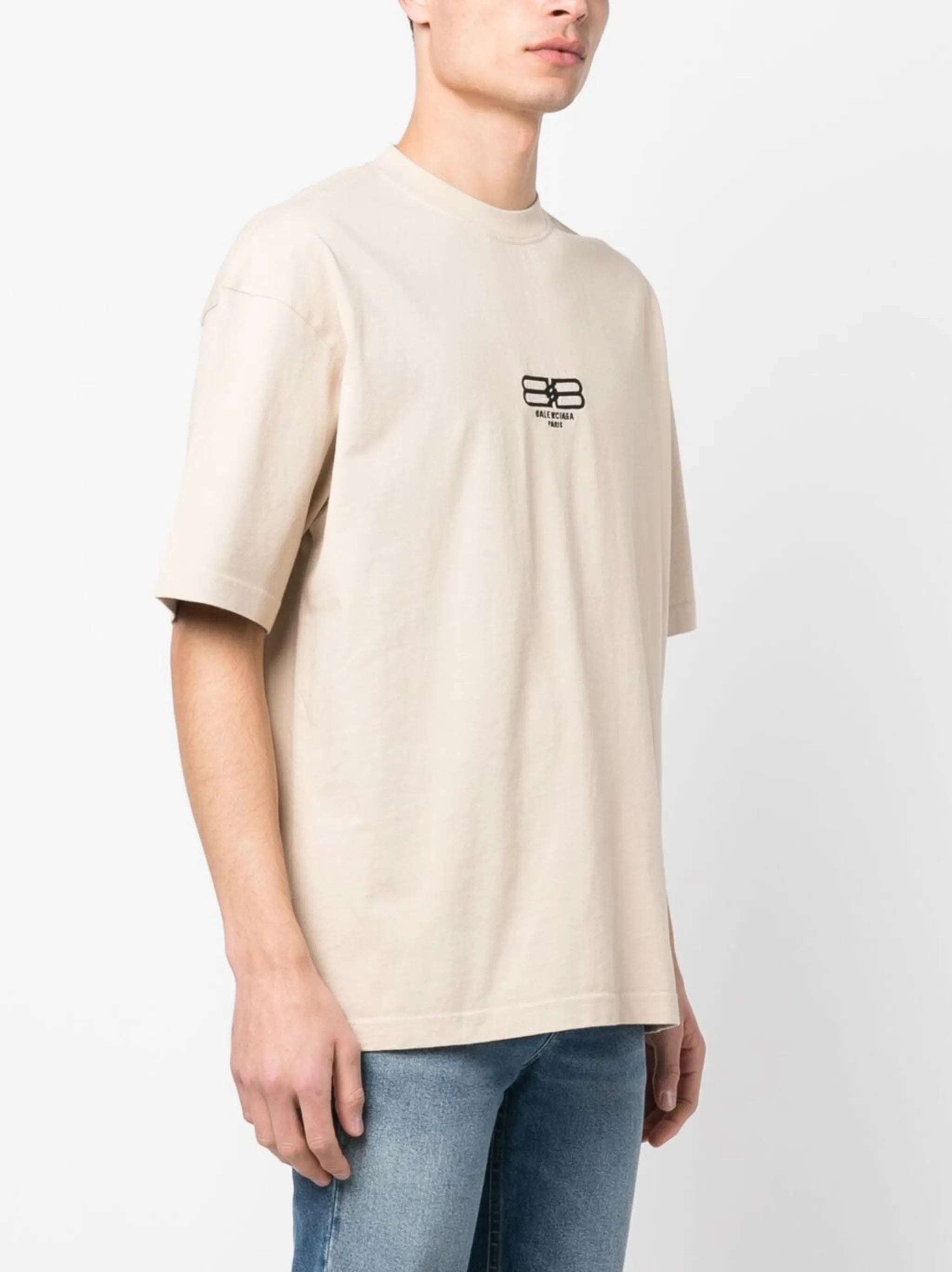 logo-embroidered crew-neck T-shirt