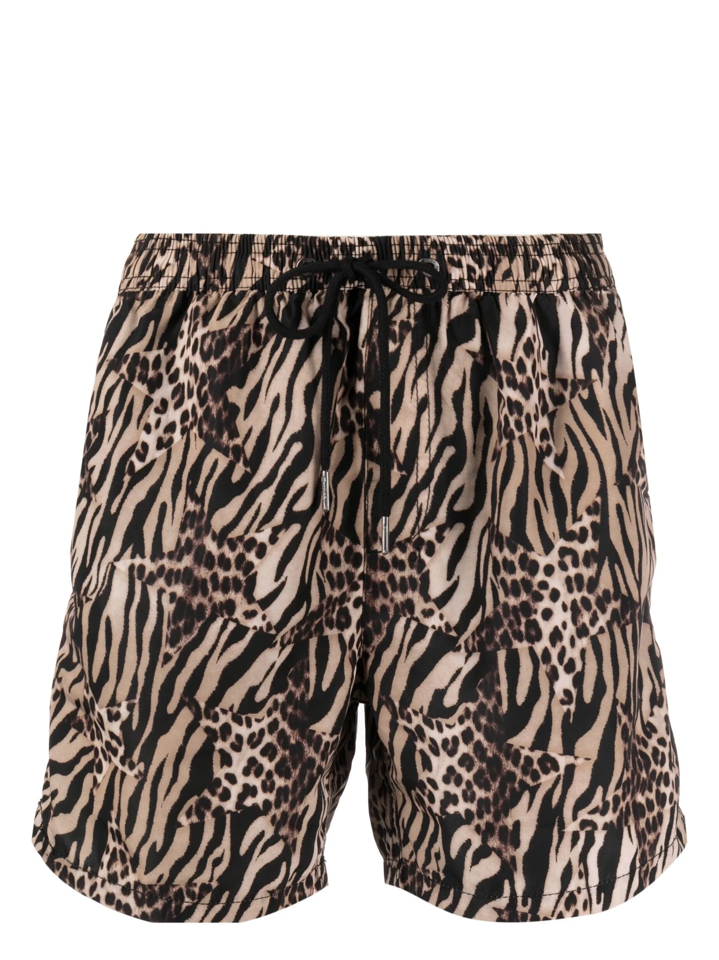 Zoo Burner animal-print elasticated shorts