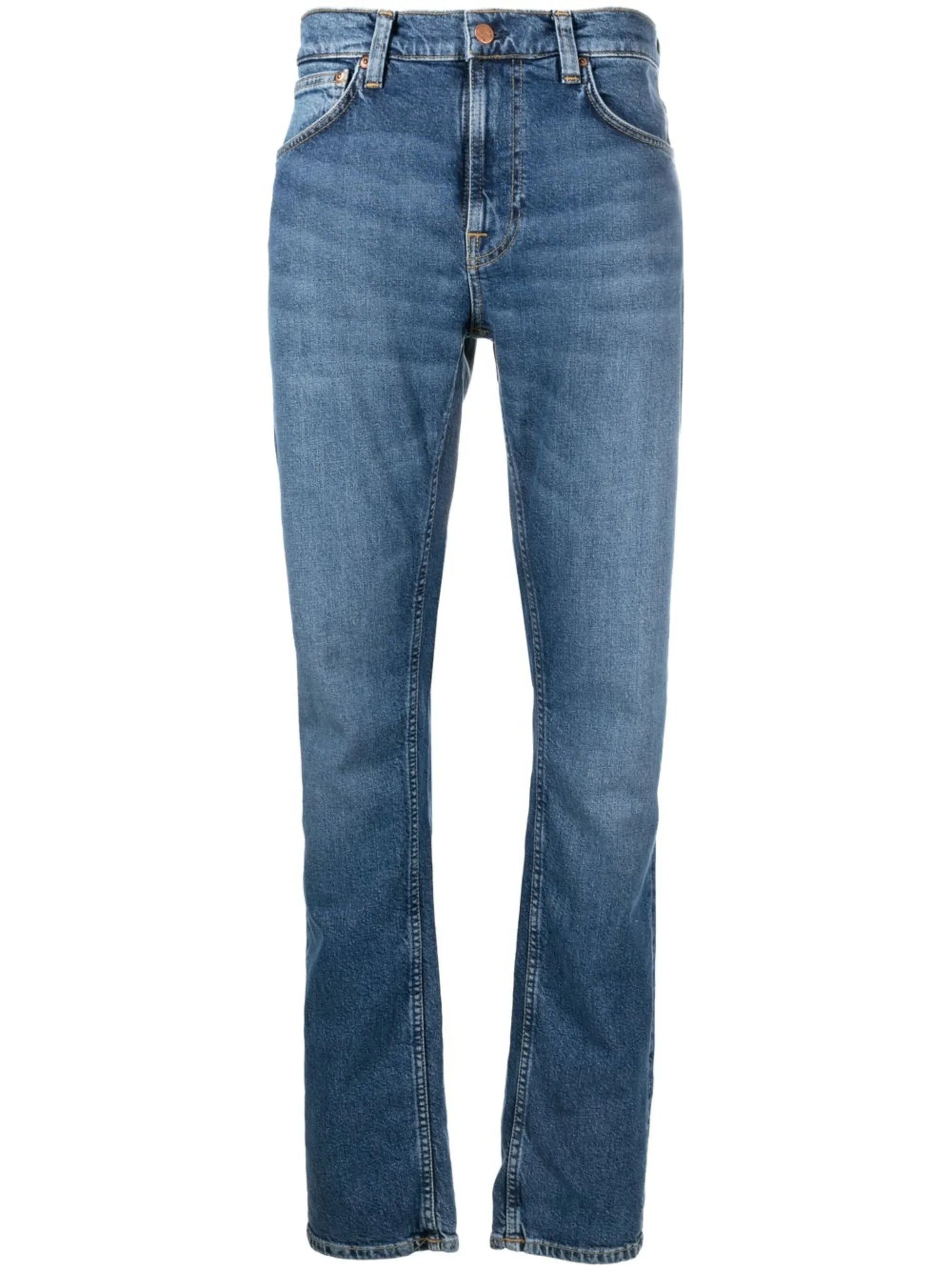 straight-leg jeans