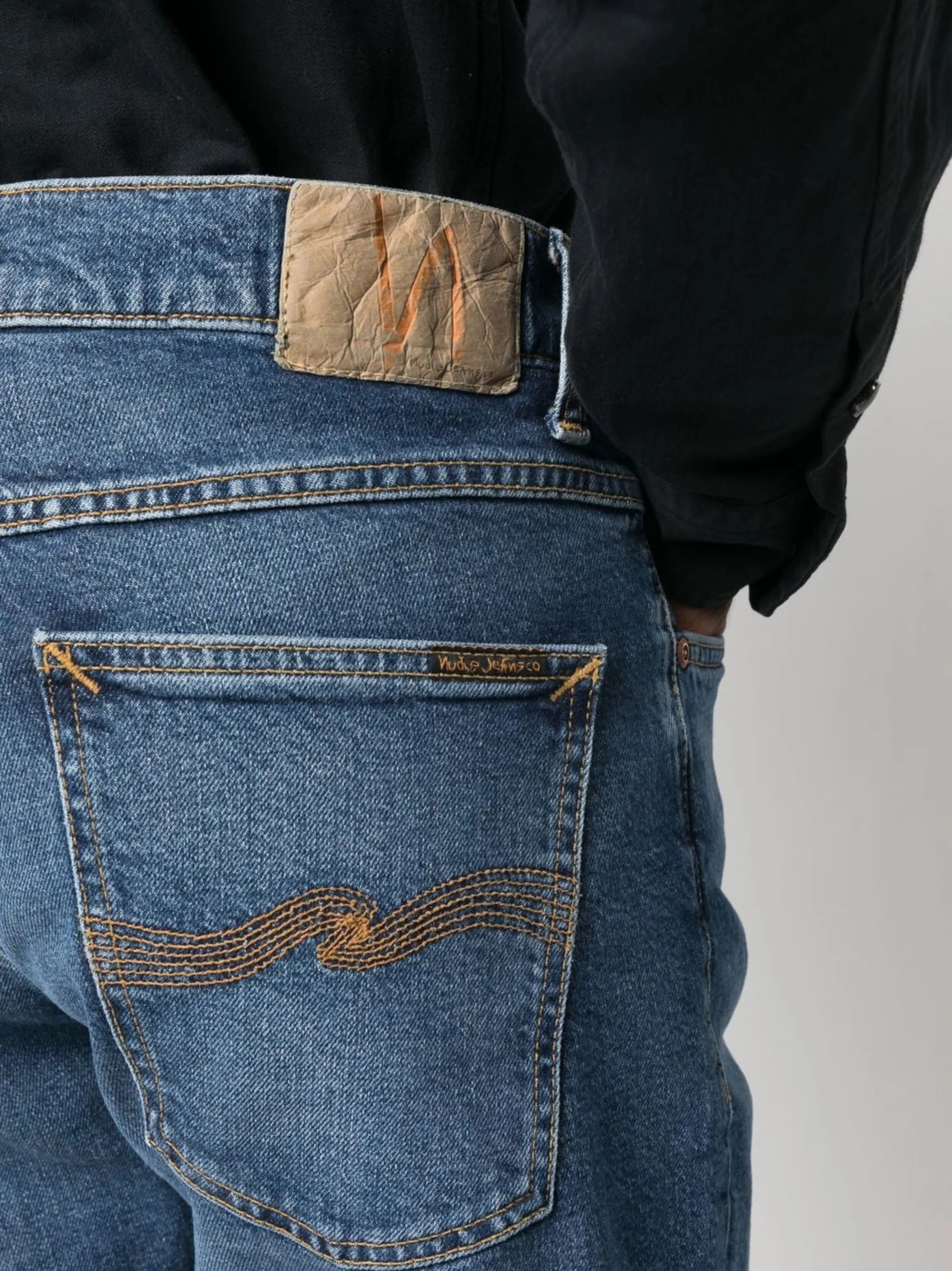 straight-leg jeans