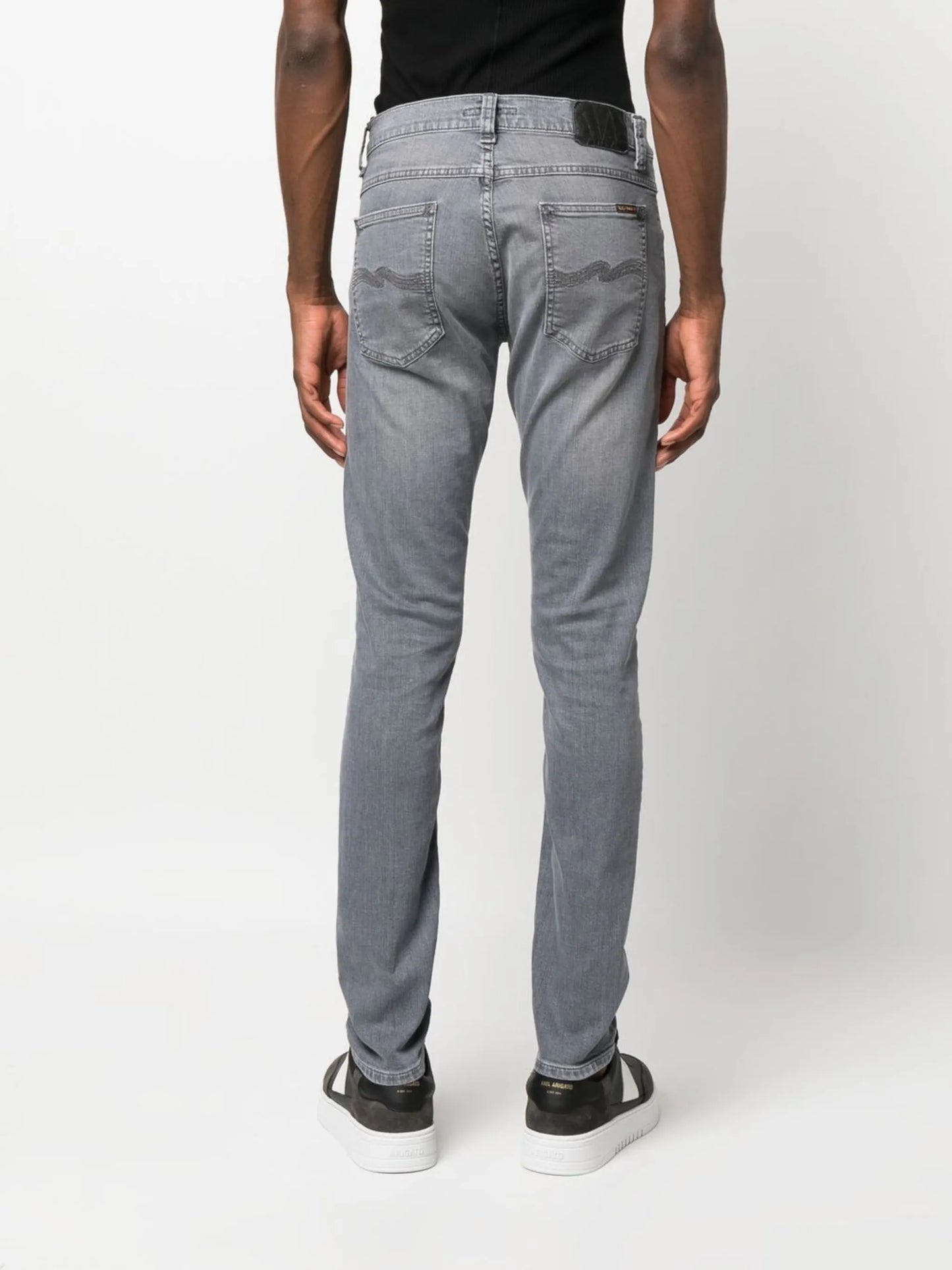 mid-rise skinny jeans