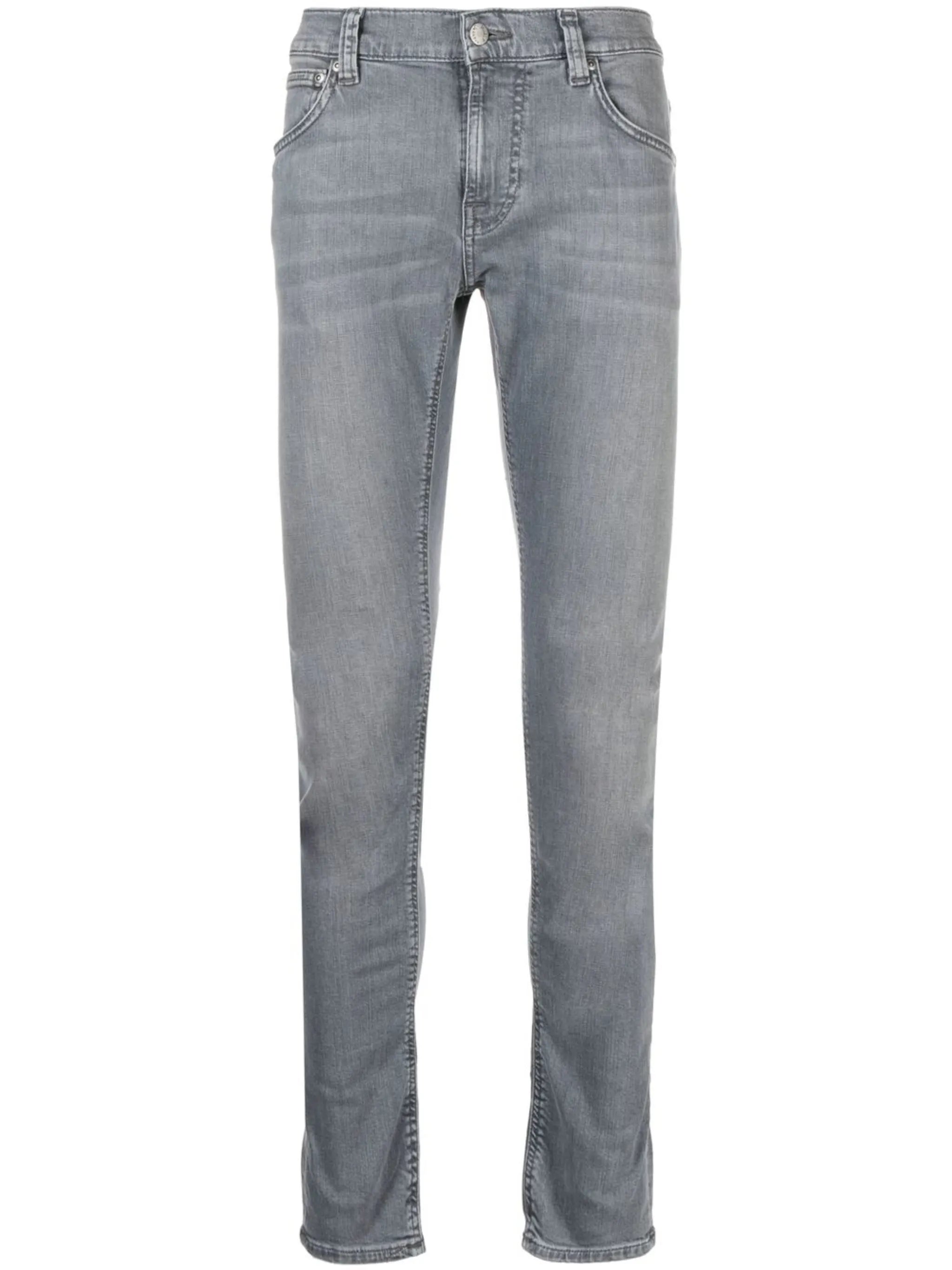 mid-rise skinny jeans
