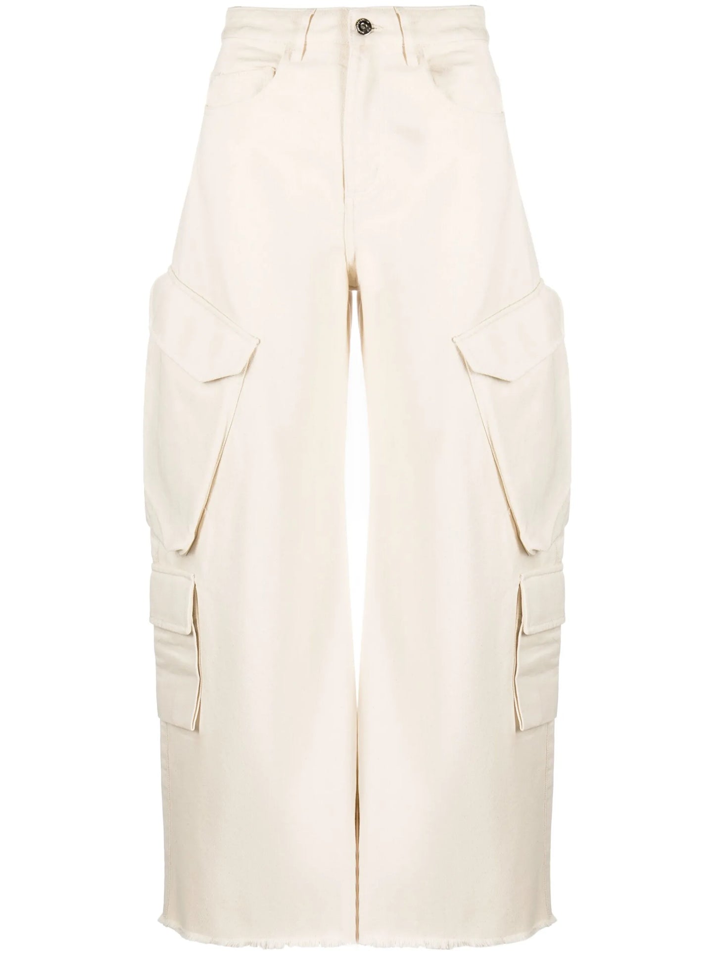 wide-leg cargo jeans