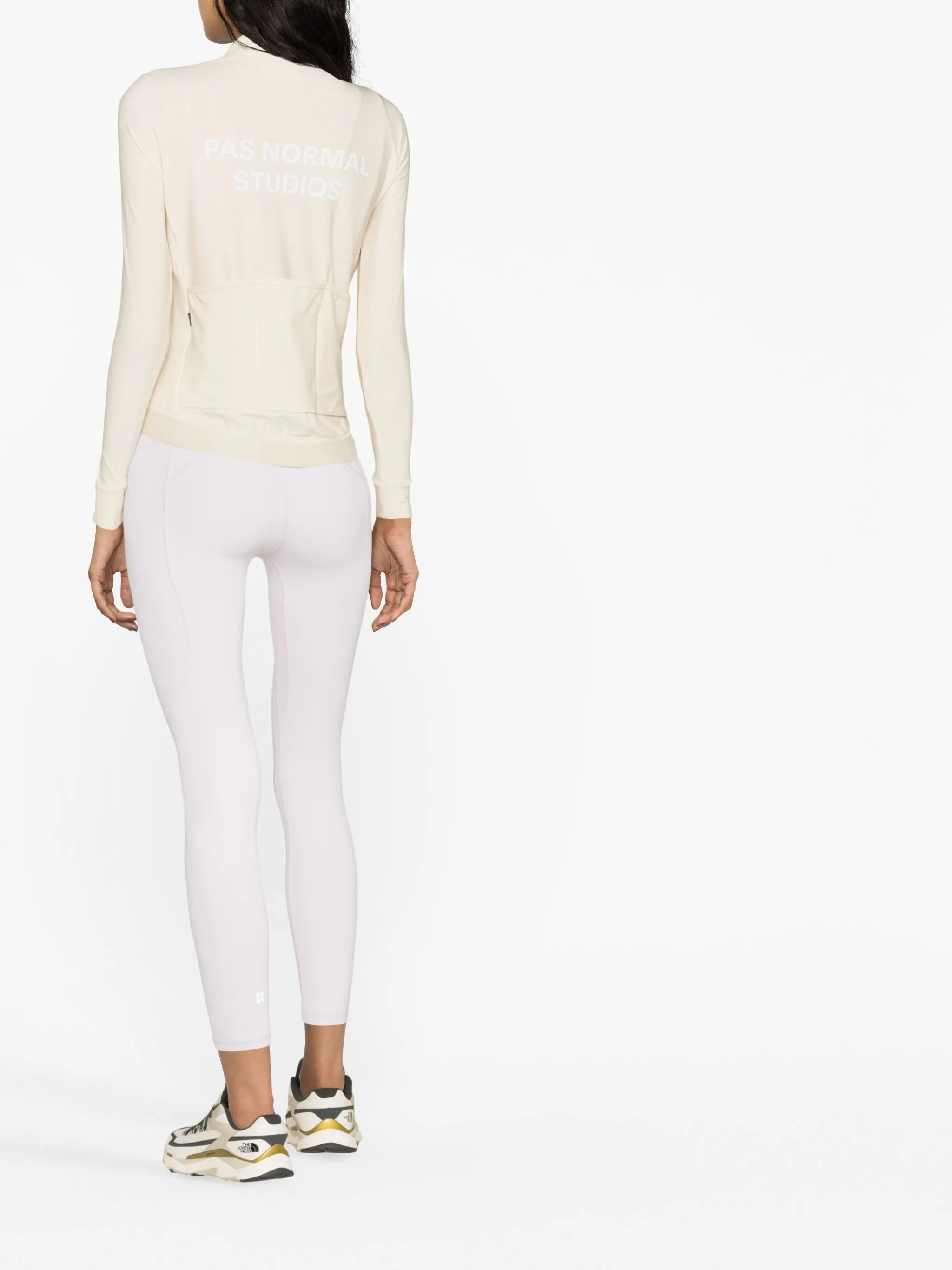 logo-print long-sleeve top