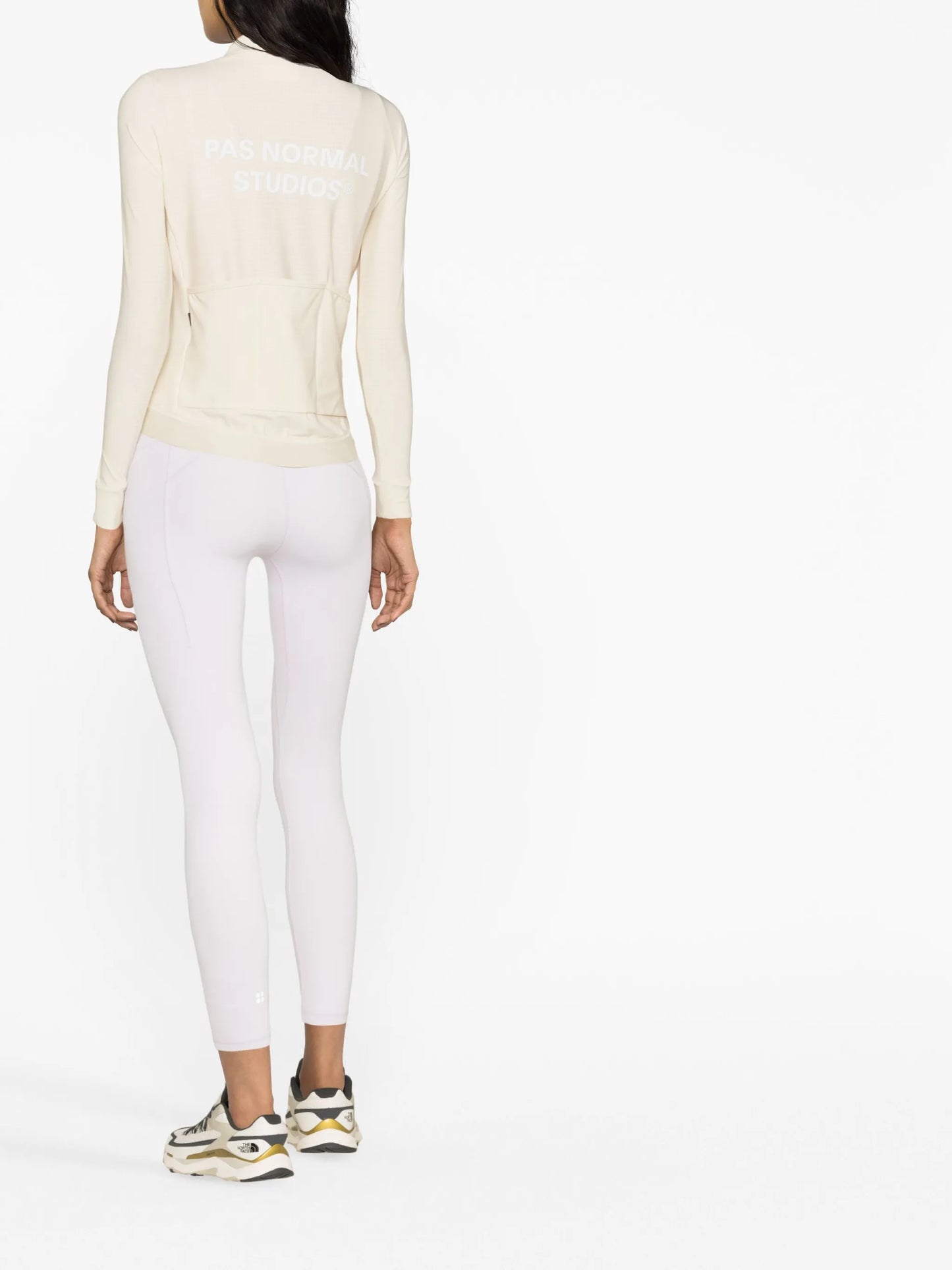 logo-print long-sleeve top