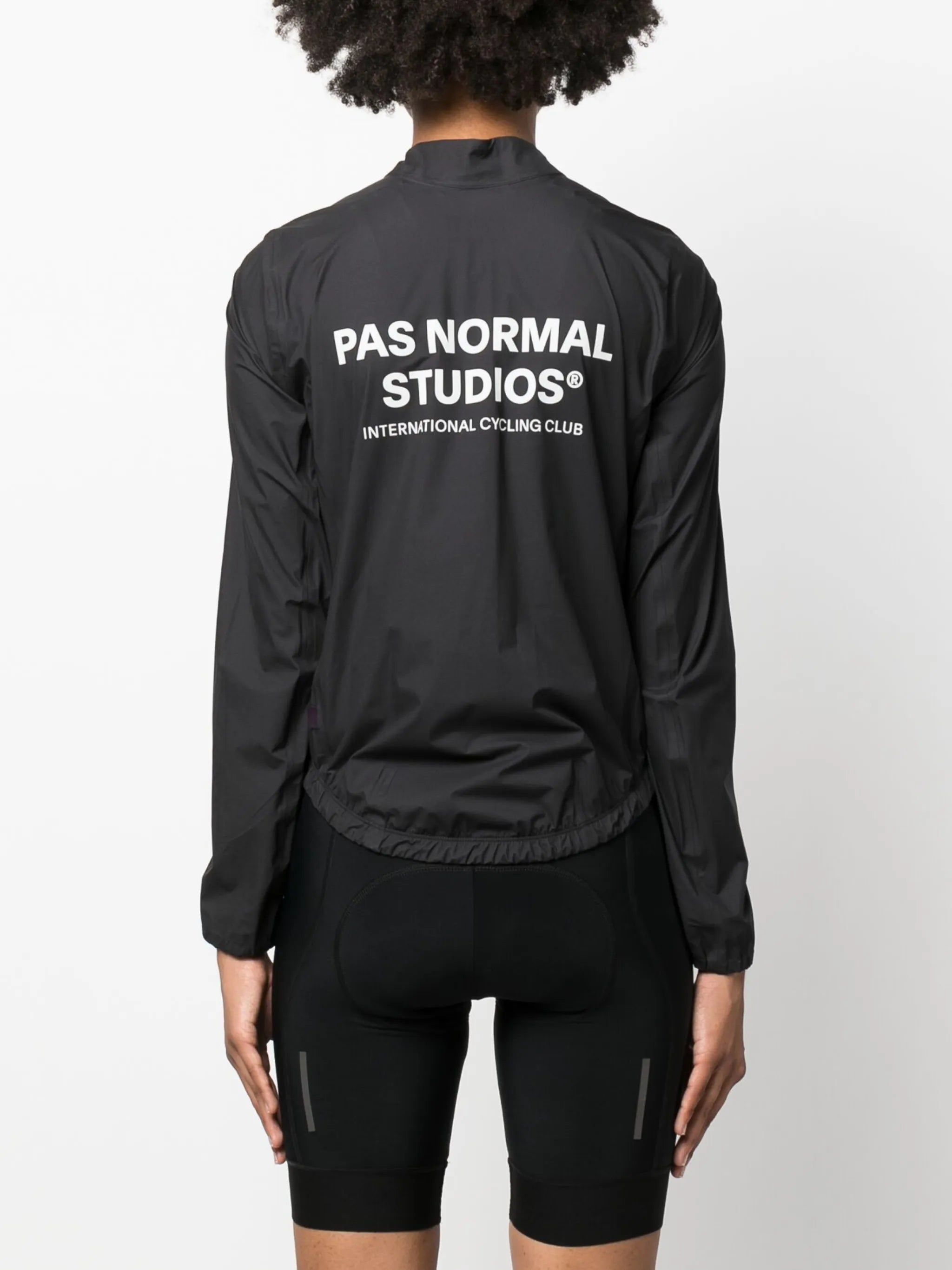 Mechanism logo-print rain jacket