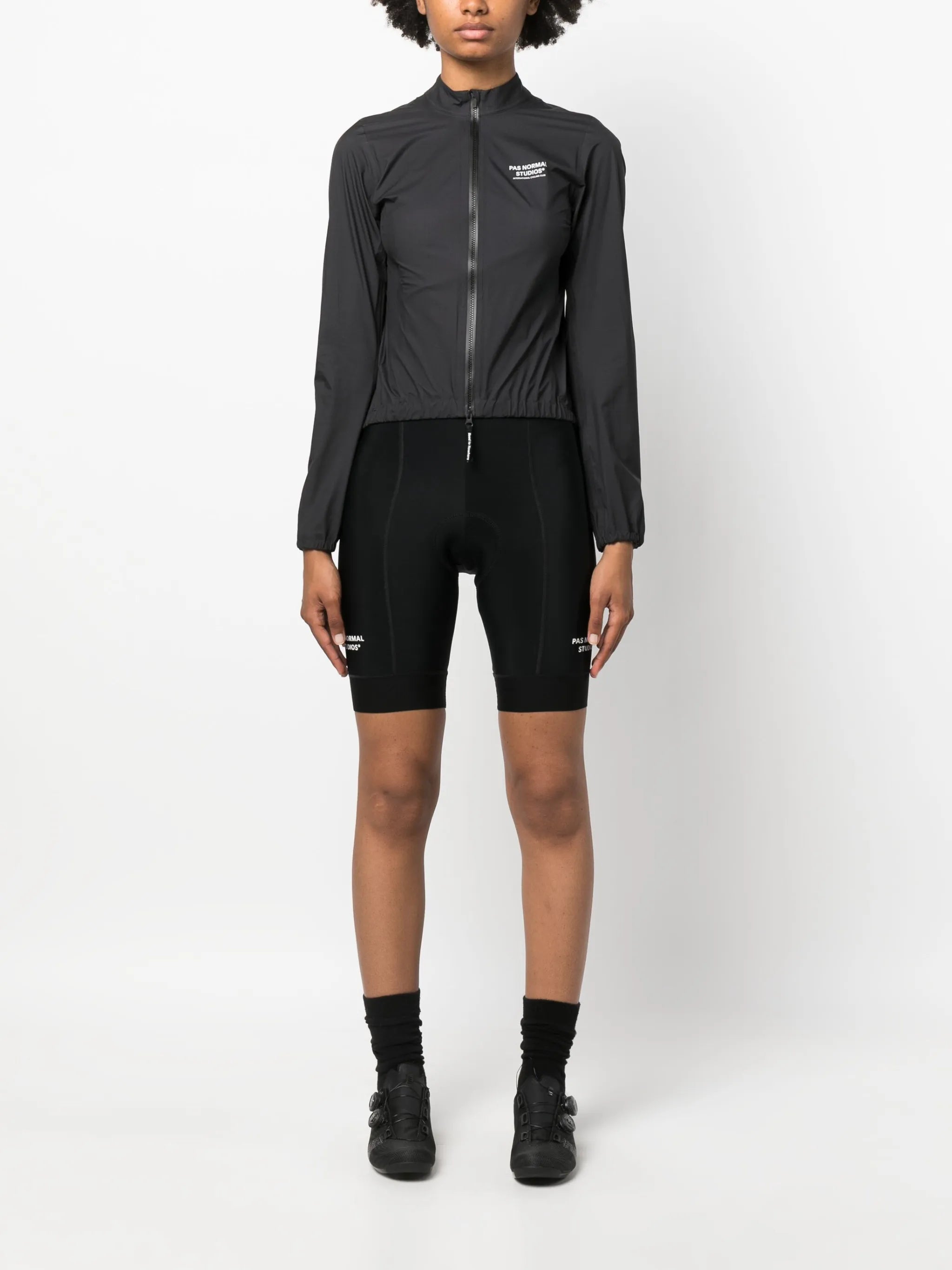 Mechanism logo-print rain jacket