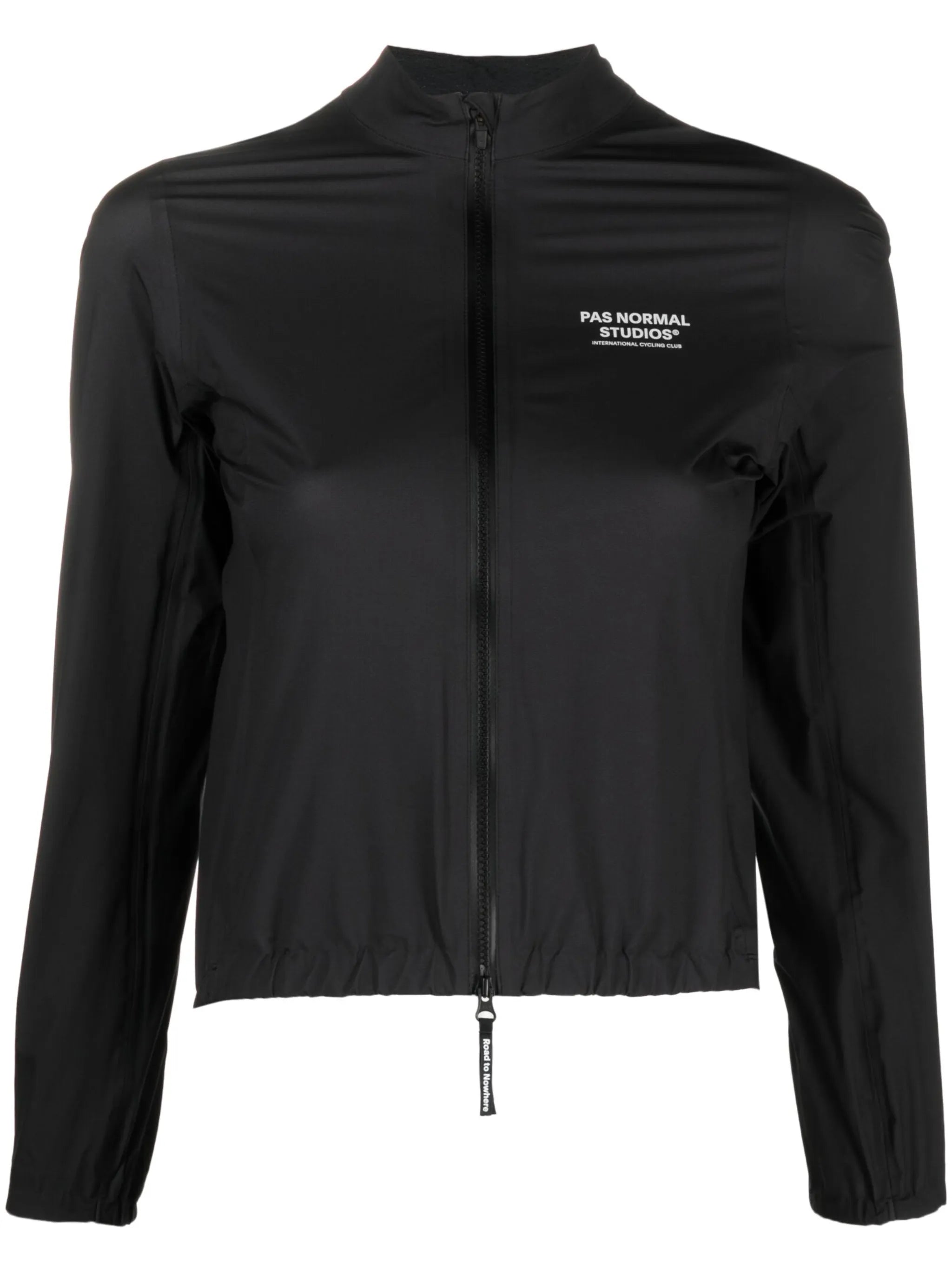 Mechanism logo-print rain jacket