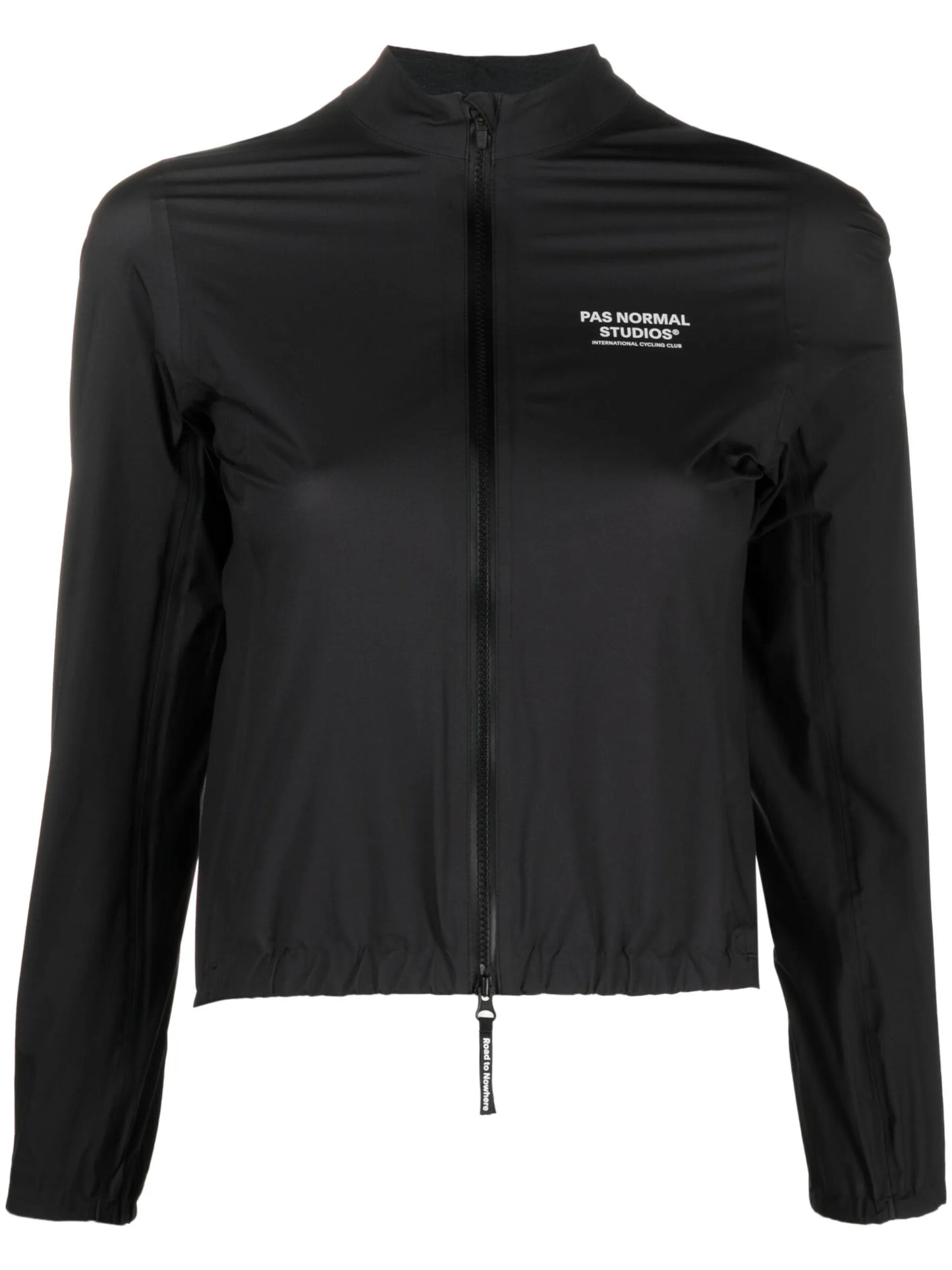 Mechanism logo-print rain jacket