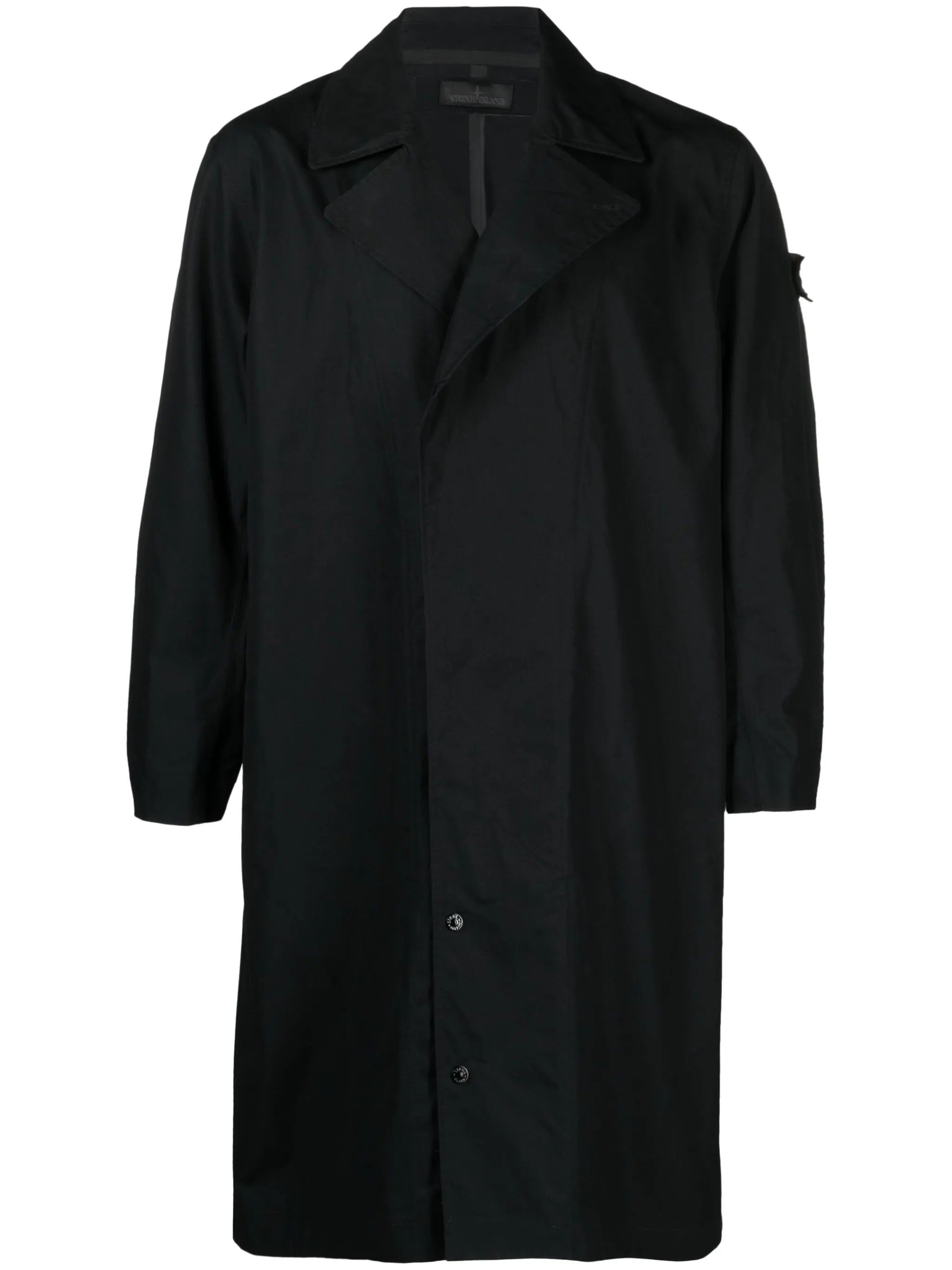 Ghost Compass-patch parka coat