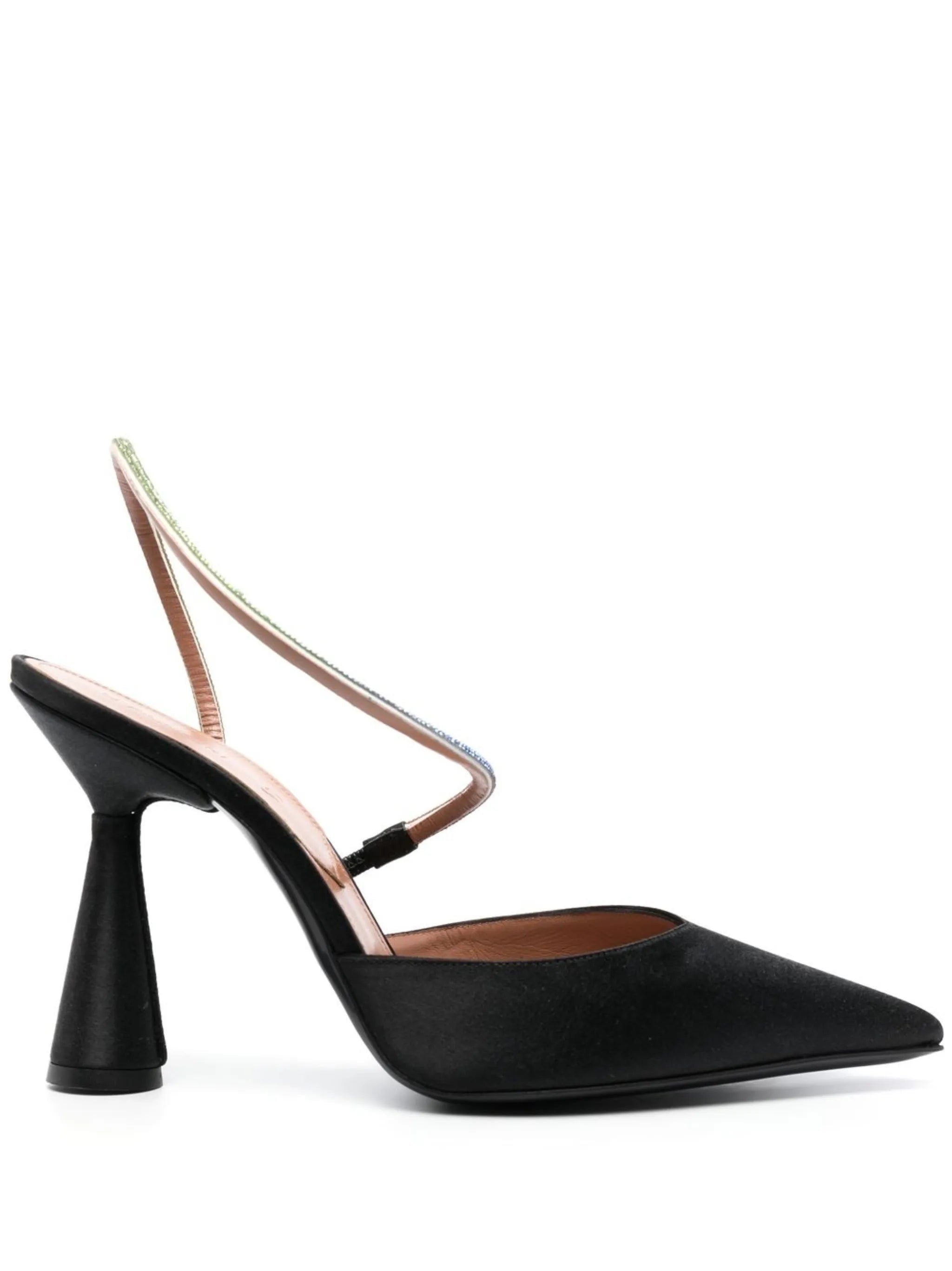 Saturn 100mm crystal-embellished pumps