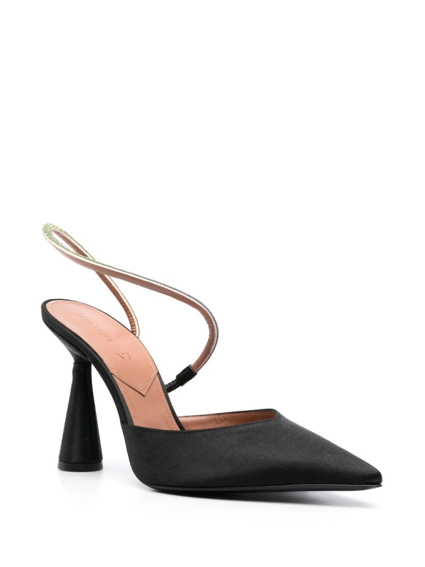 Saturn 100mm crystal-embellished pumps