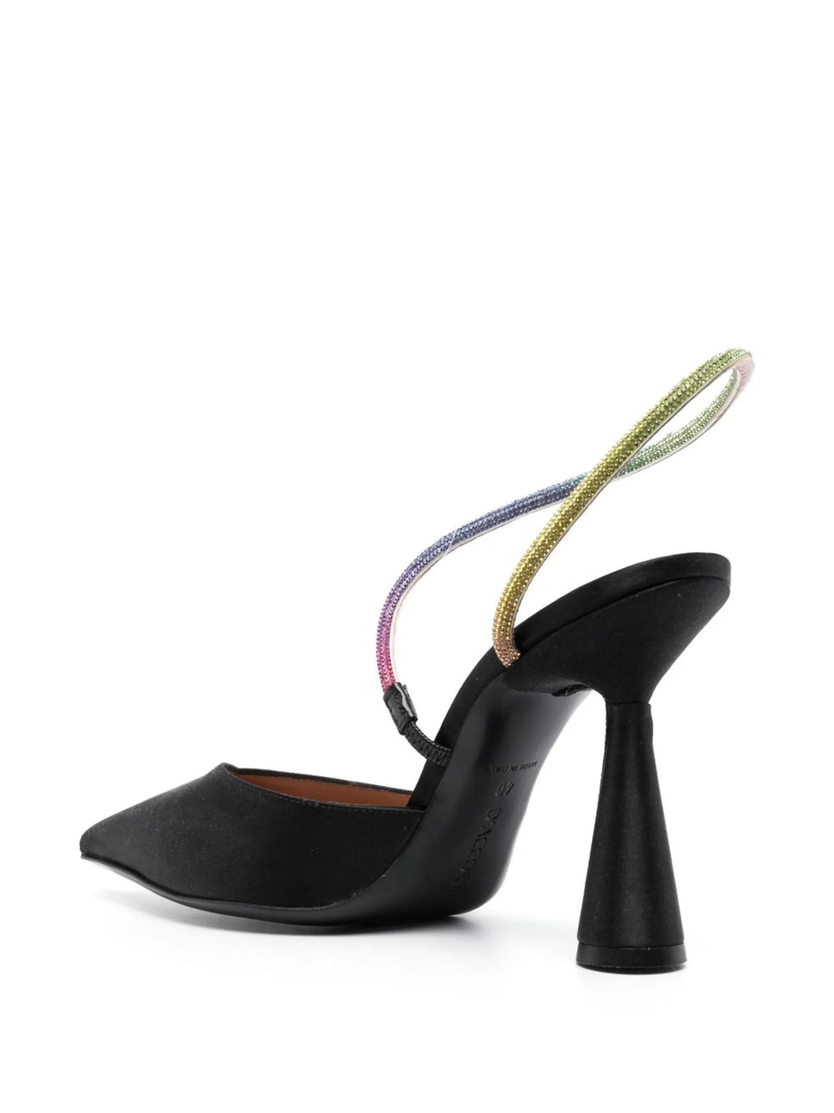 Saturn 100mm crystal-embellished pumps