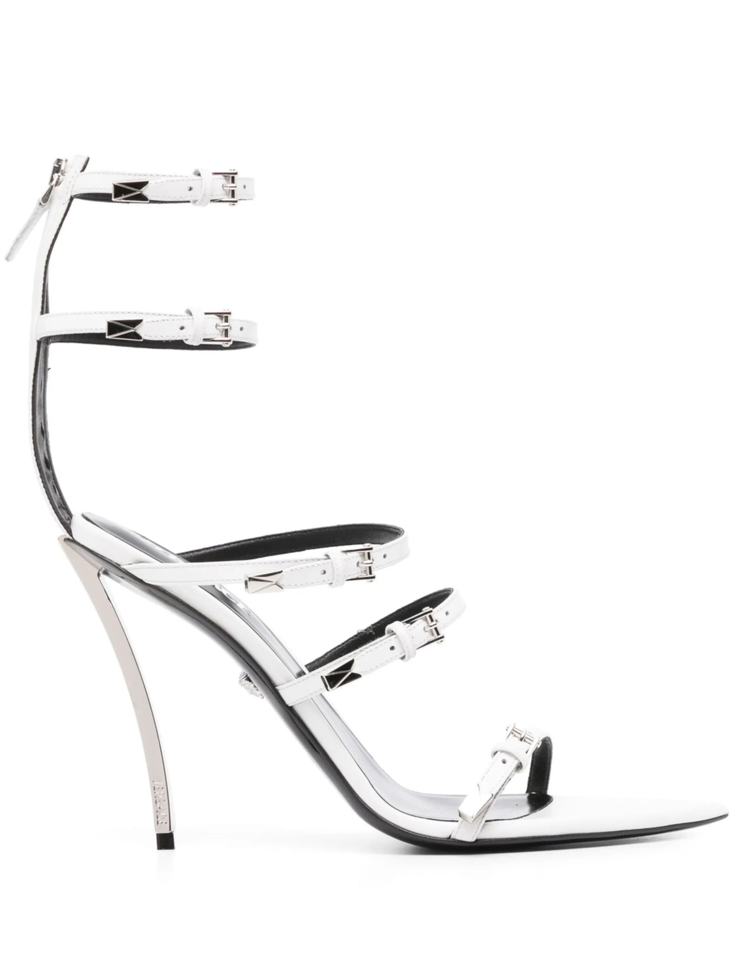 Pin-Point 100mm buckle-strap sandals