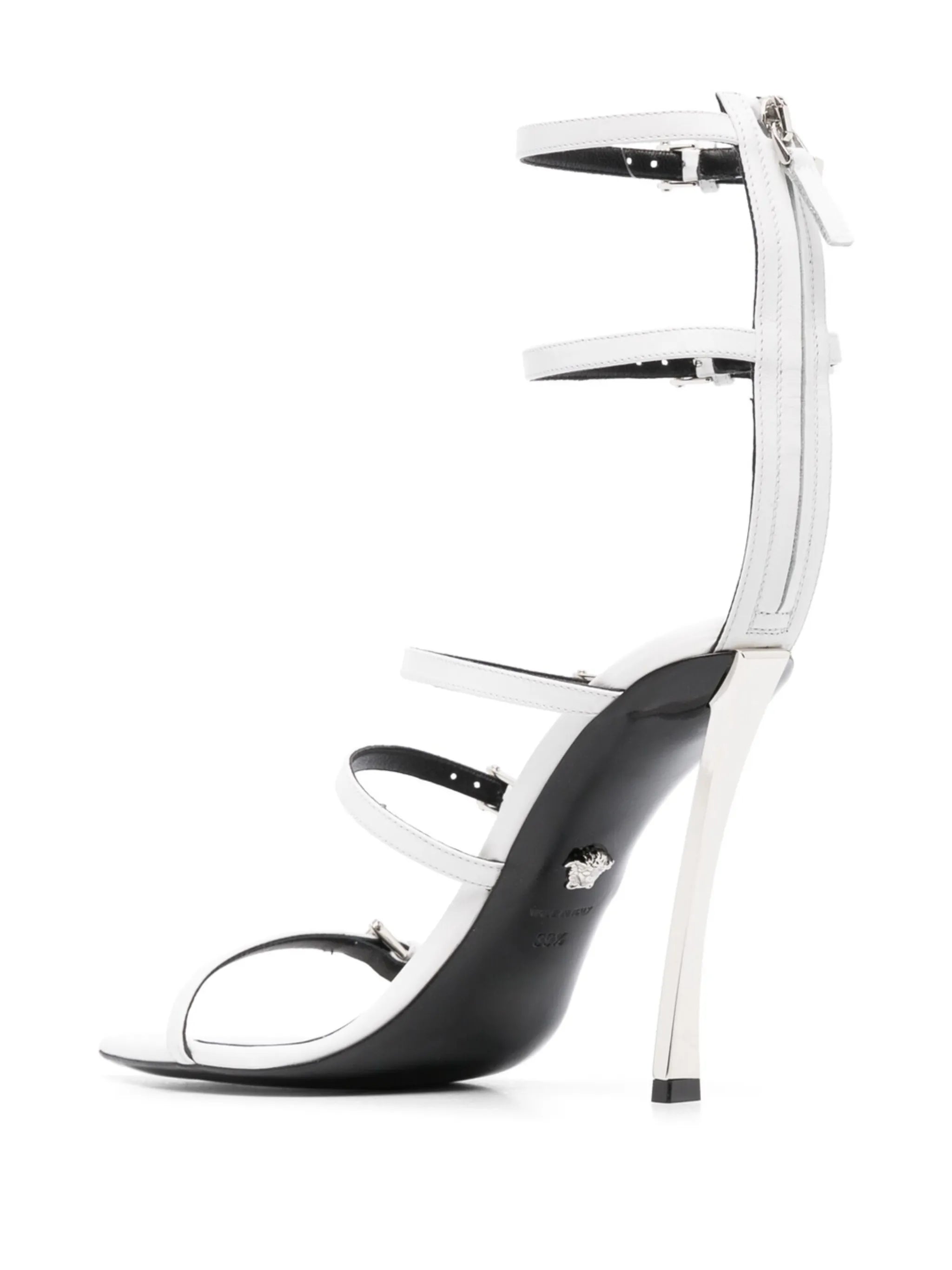 Pin-Point 100mm buckle-strap sandals