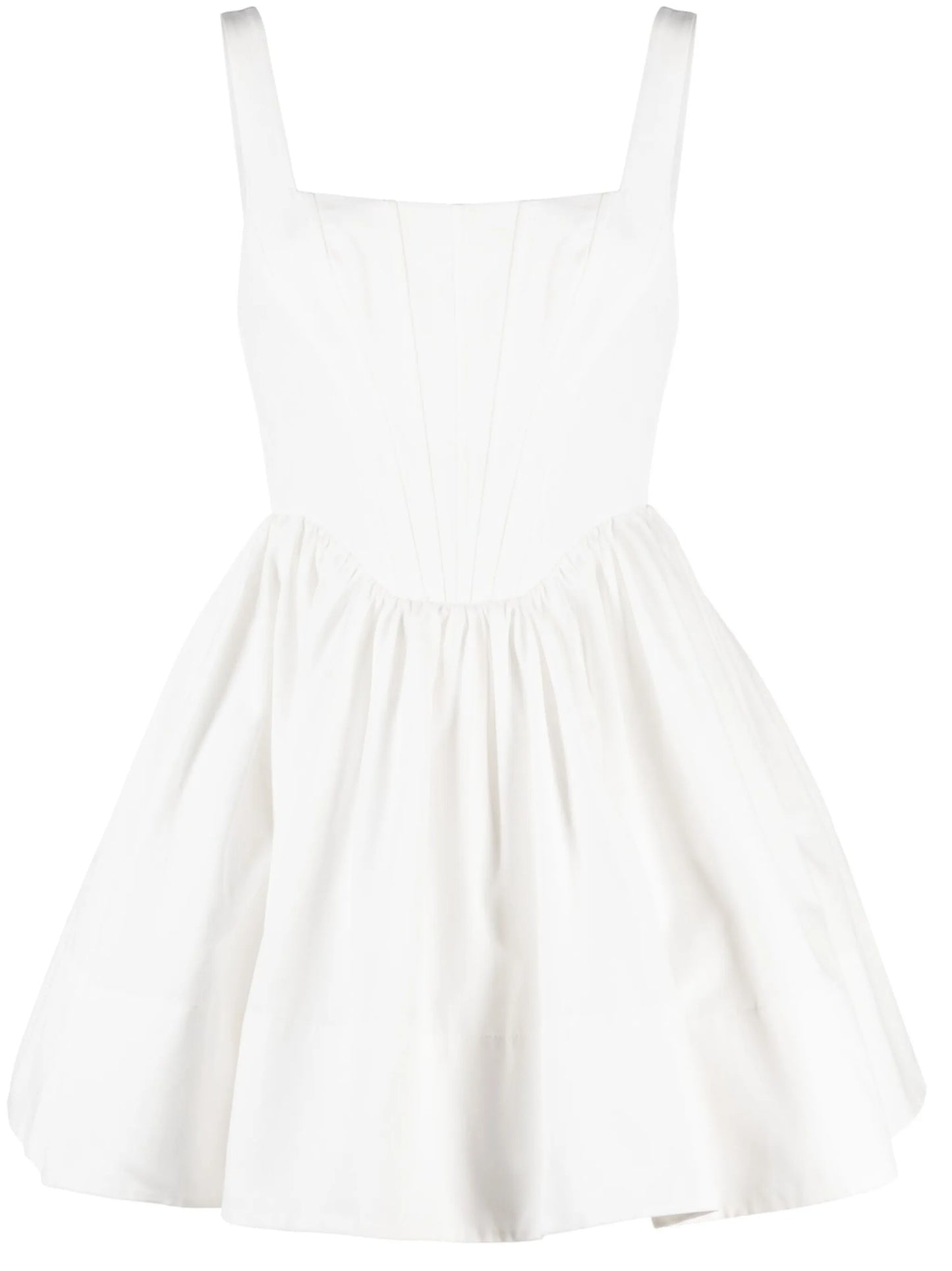 Landscape flared minidress