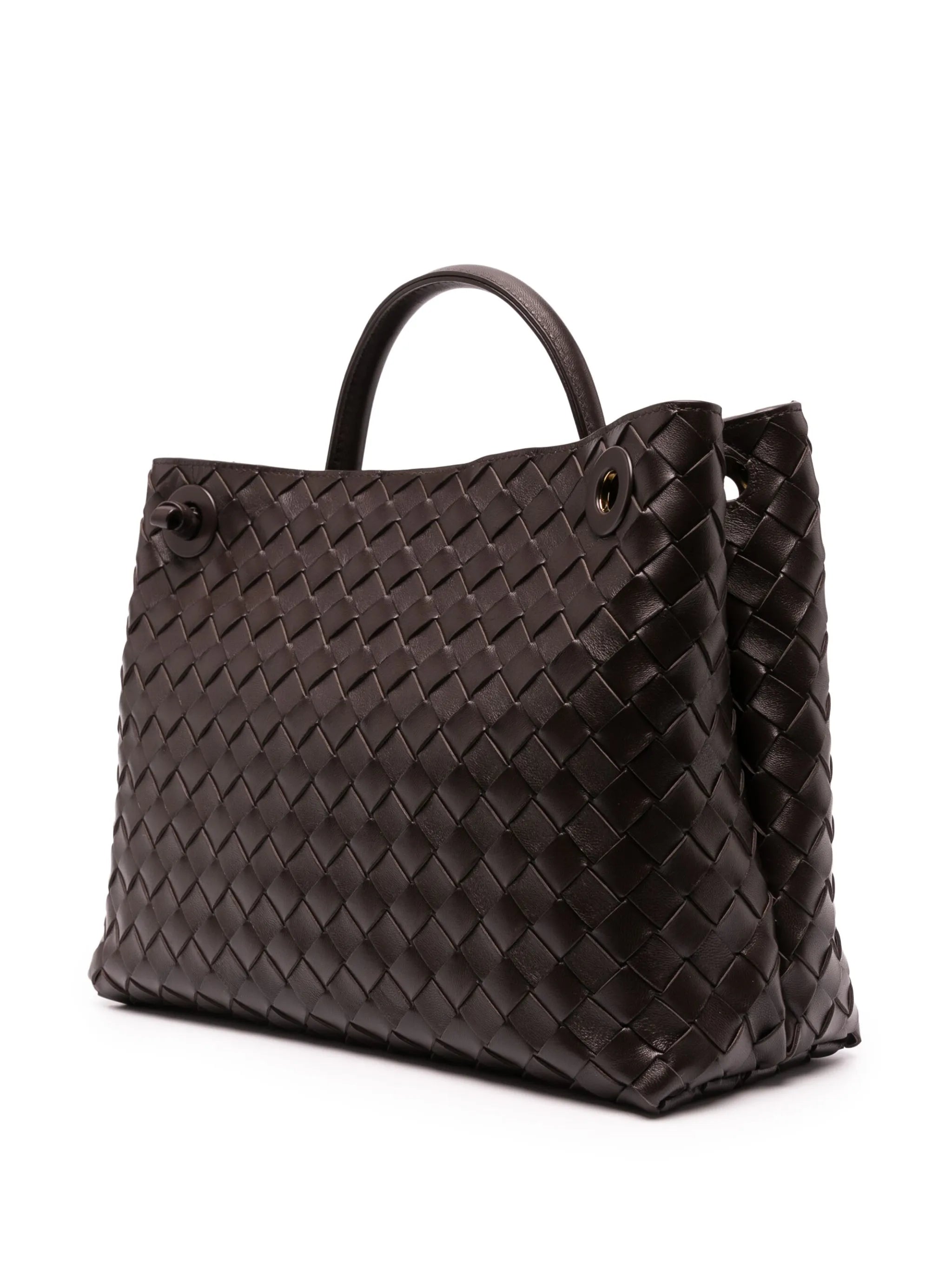 Intrecciato leather tote bag
