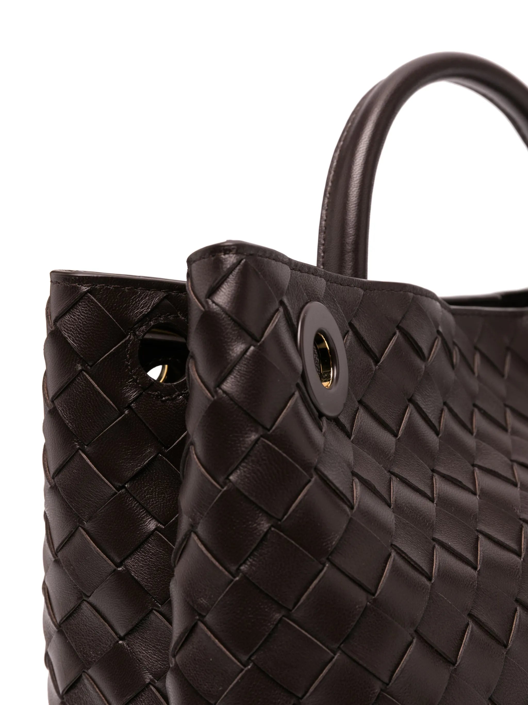 Intrecciato leather tote bag