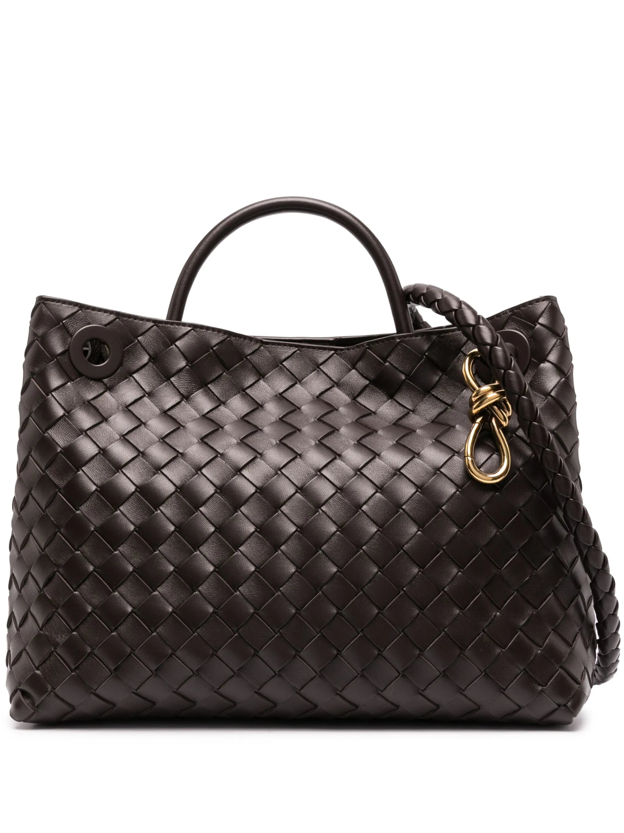 Intrecciato leather tote bag