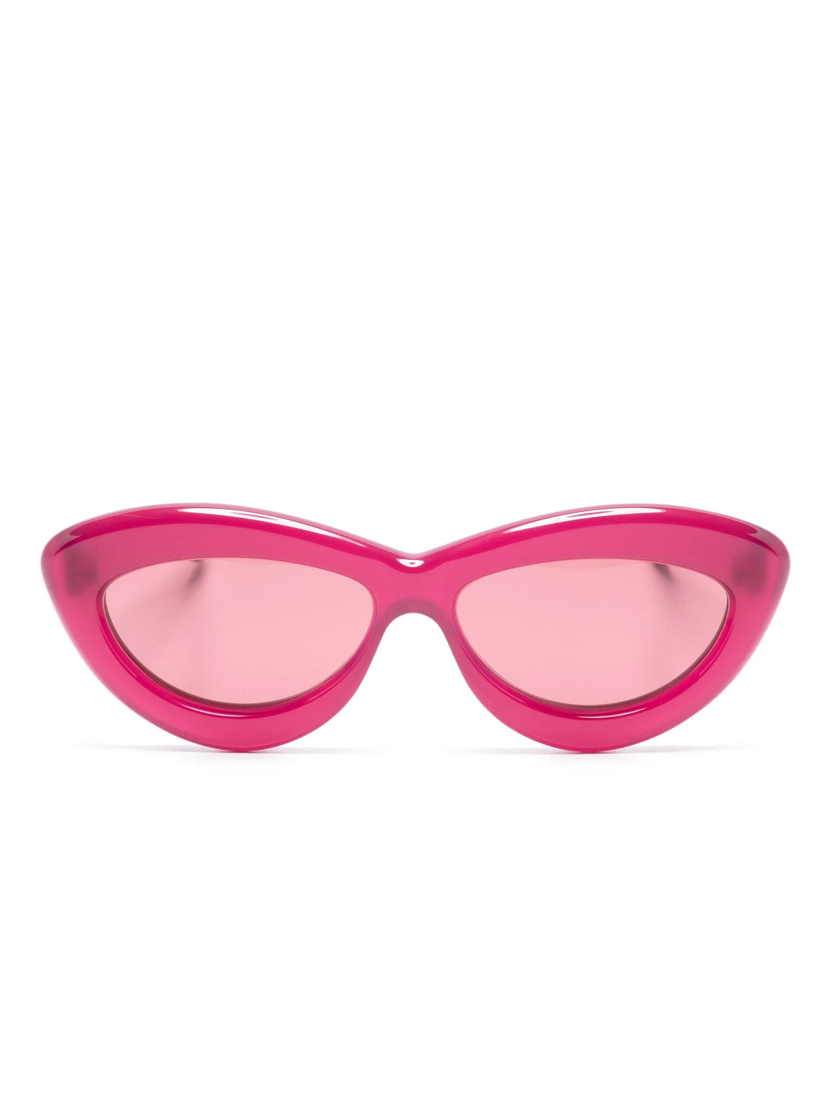 Curvy cat-eye sunglasses