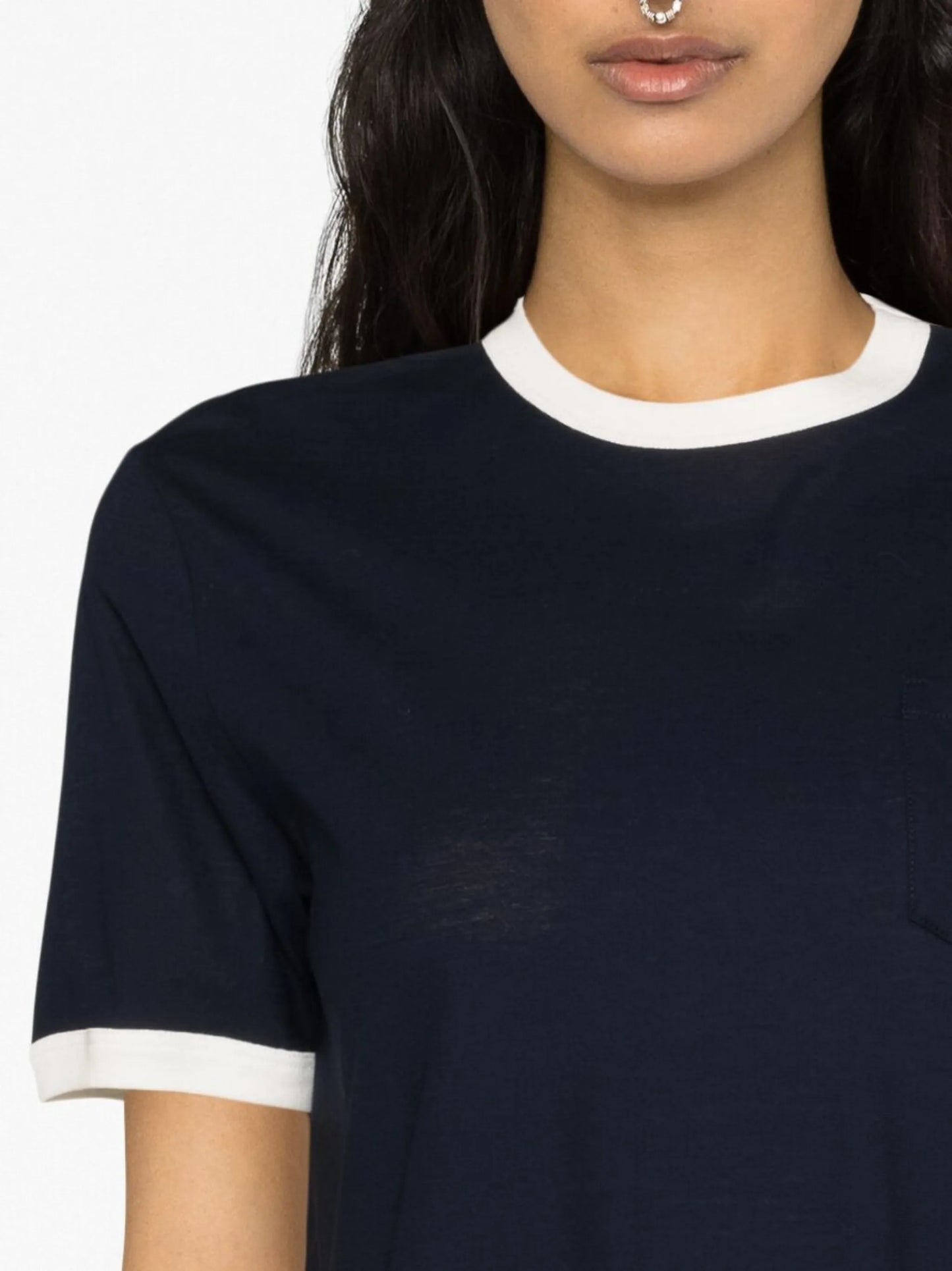 logo-patch cotton T-shirt
