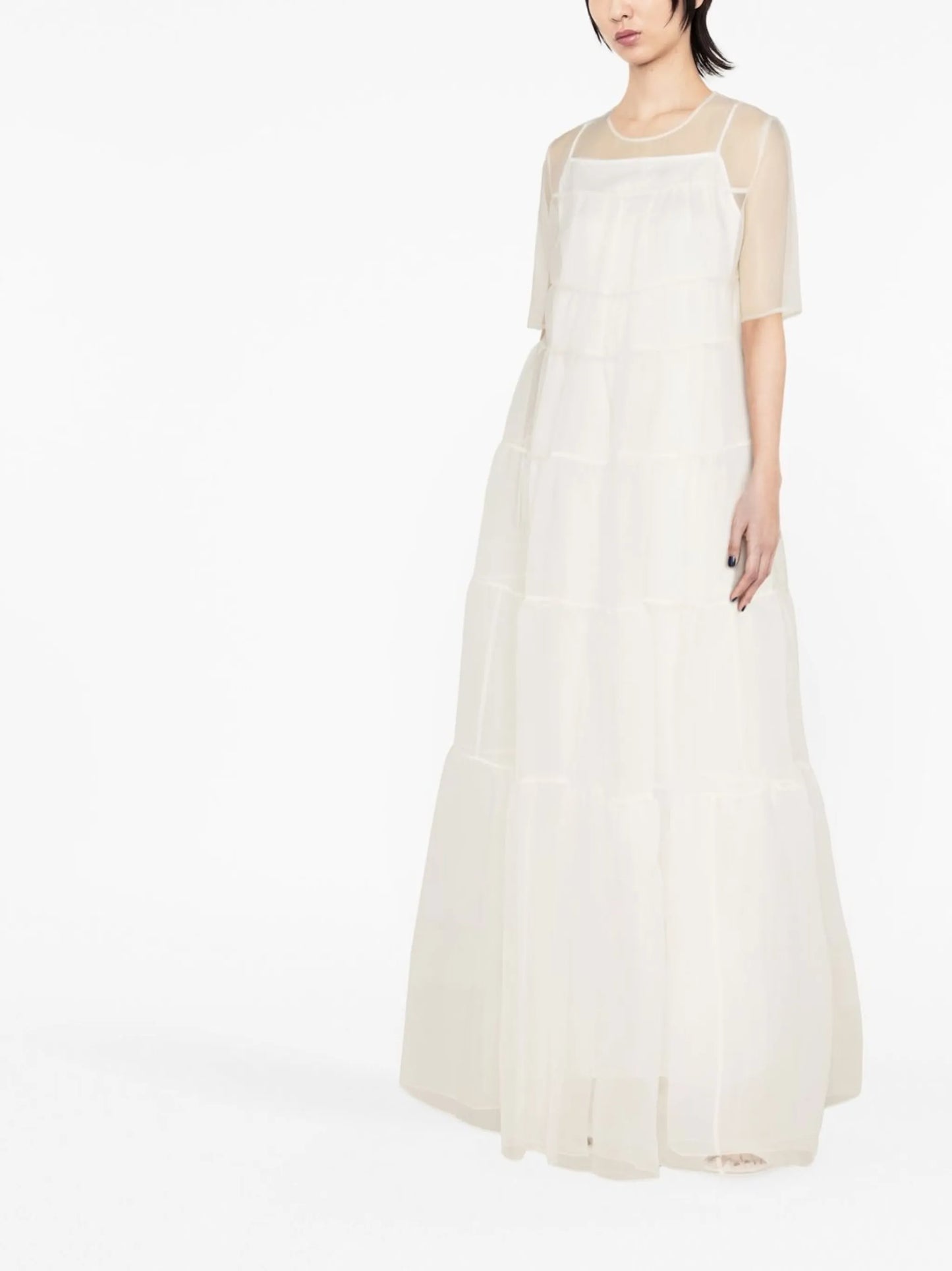 Hyacinth tiered maxi dress