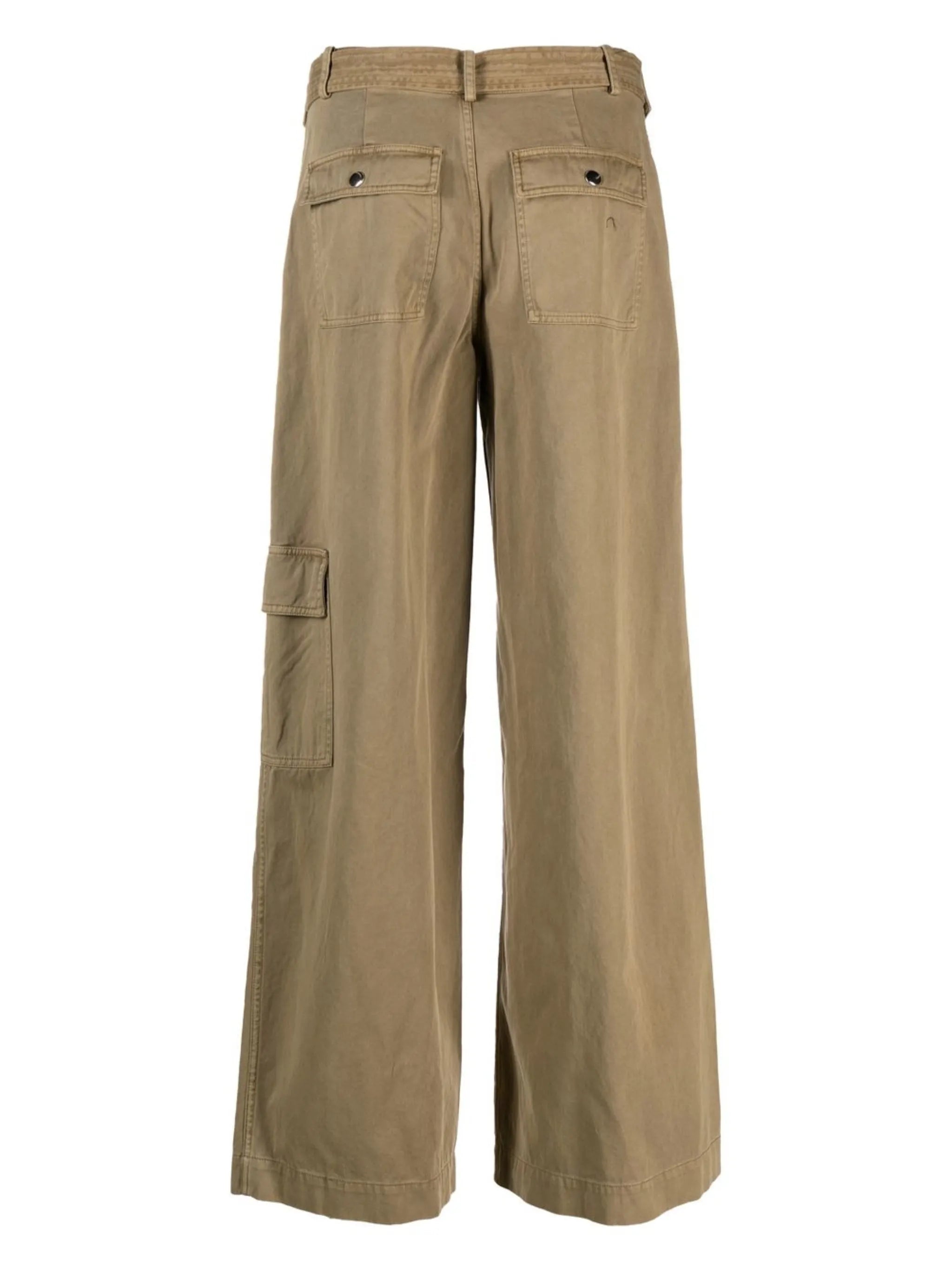 Rosemary belted cotton trousers
