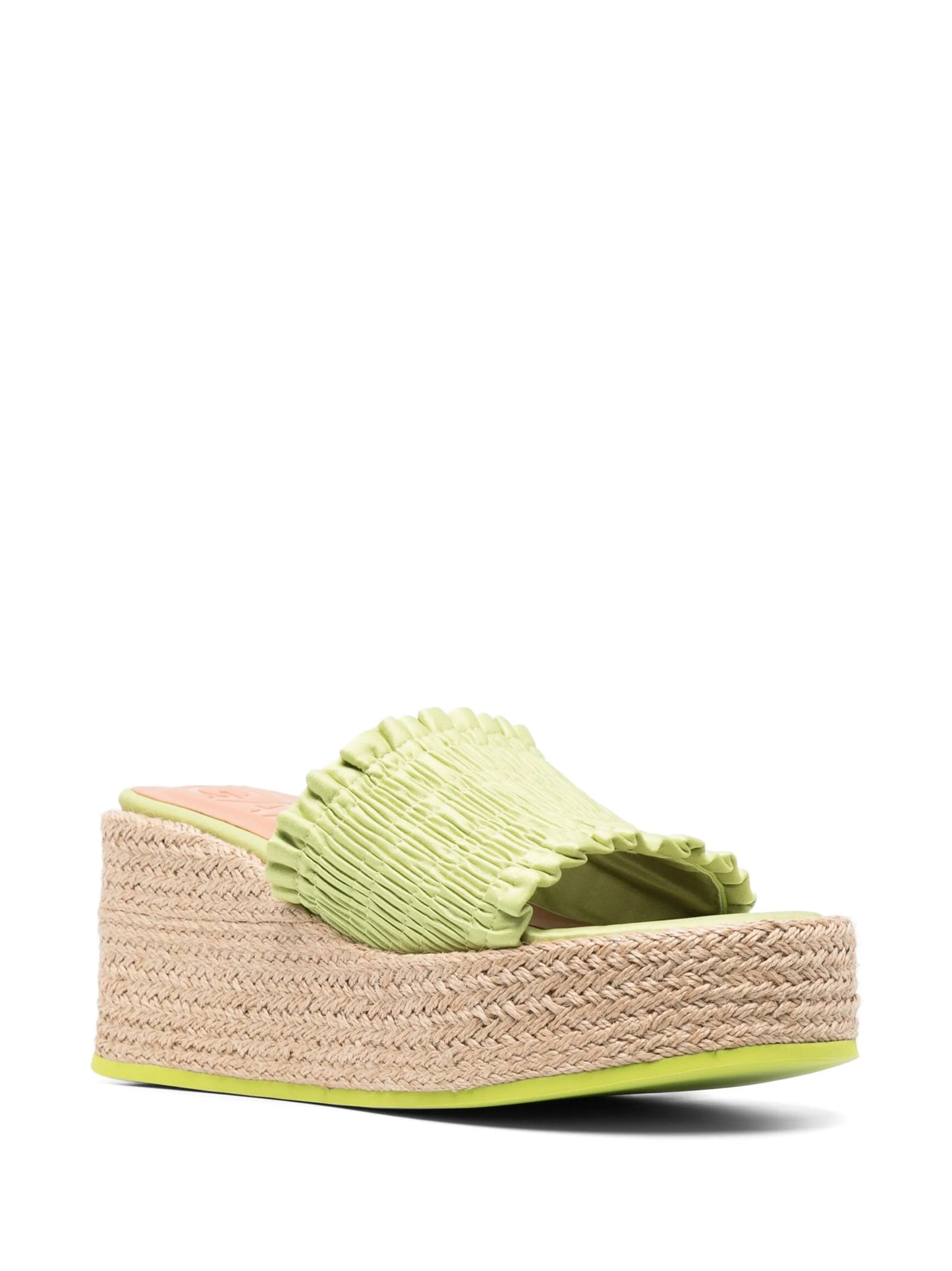 Smock espadrille wedge sandals