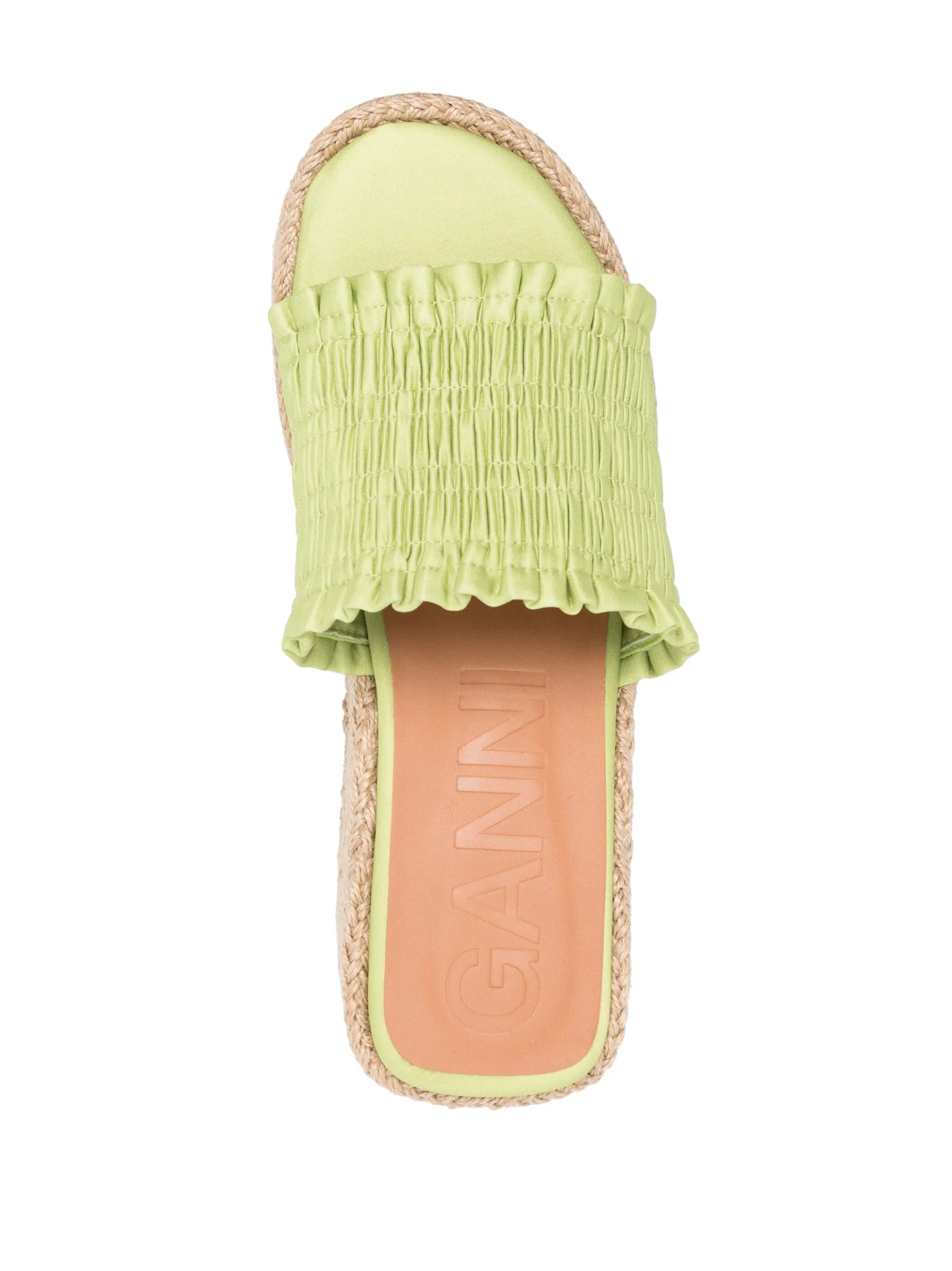 Smock espadrille wedge sandals