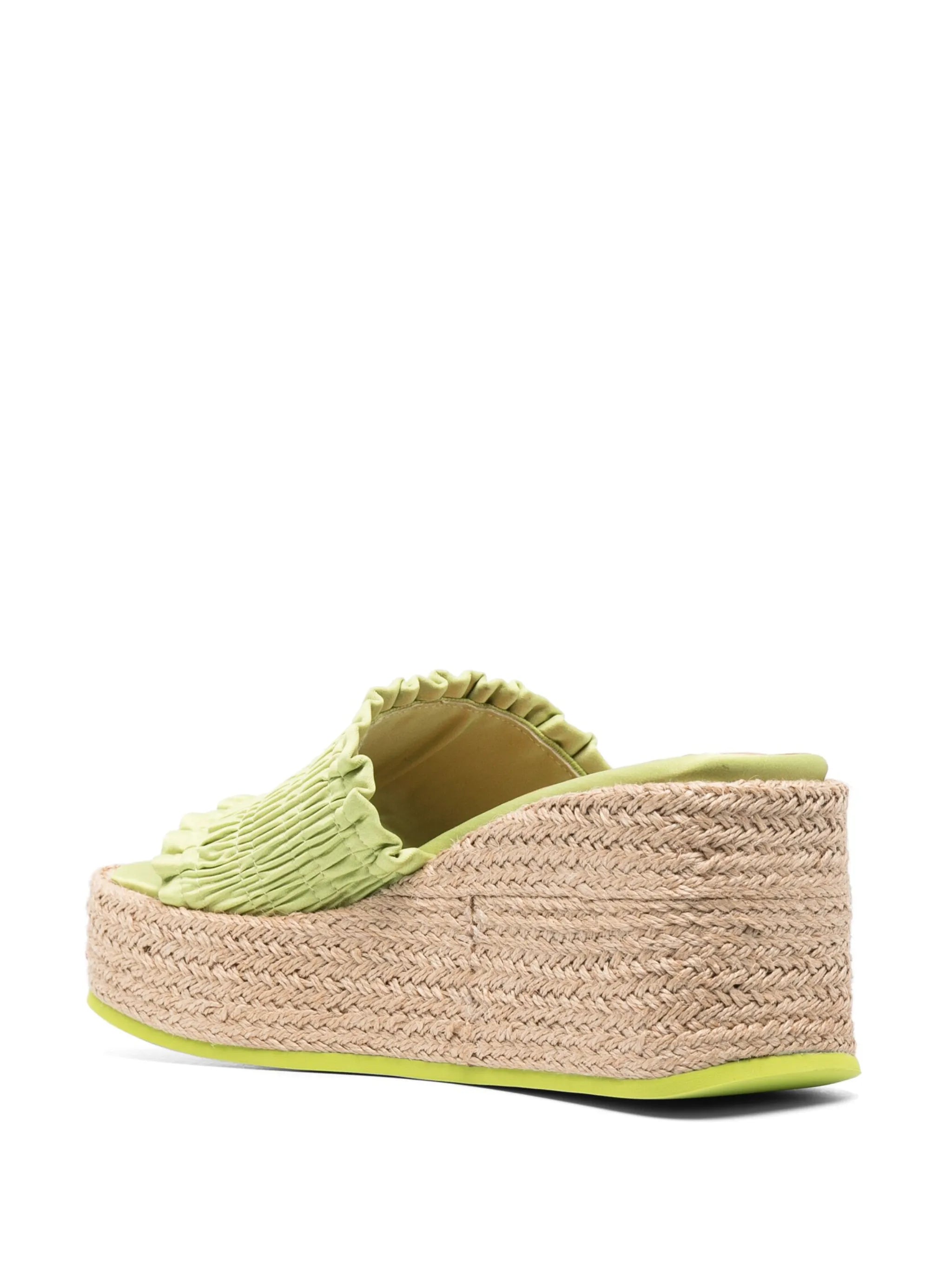 Smock espadrille wedge sandals
