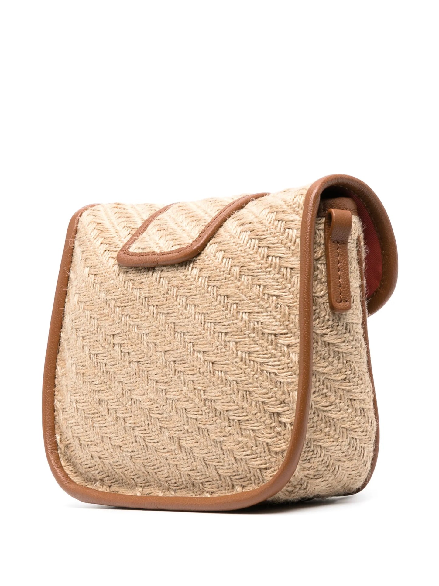 Saddie engraved-logo crossbody bag