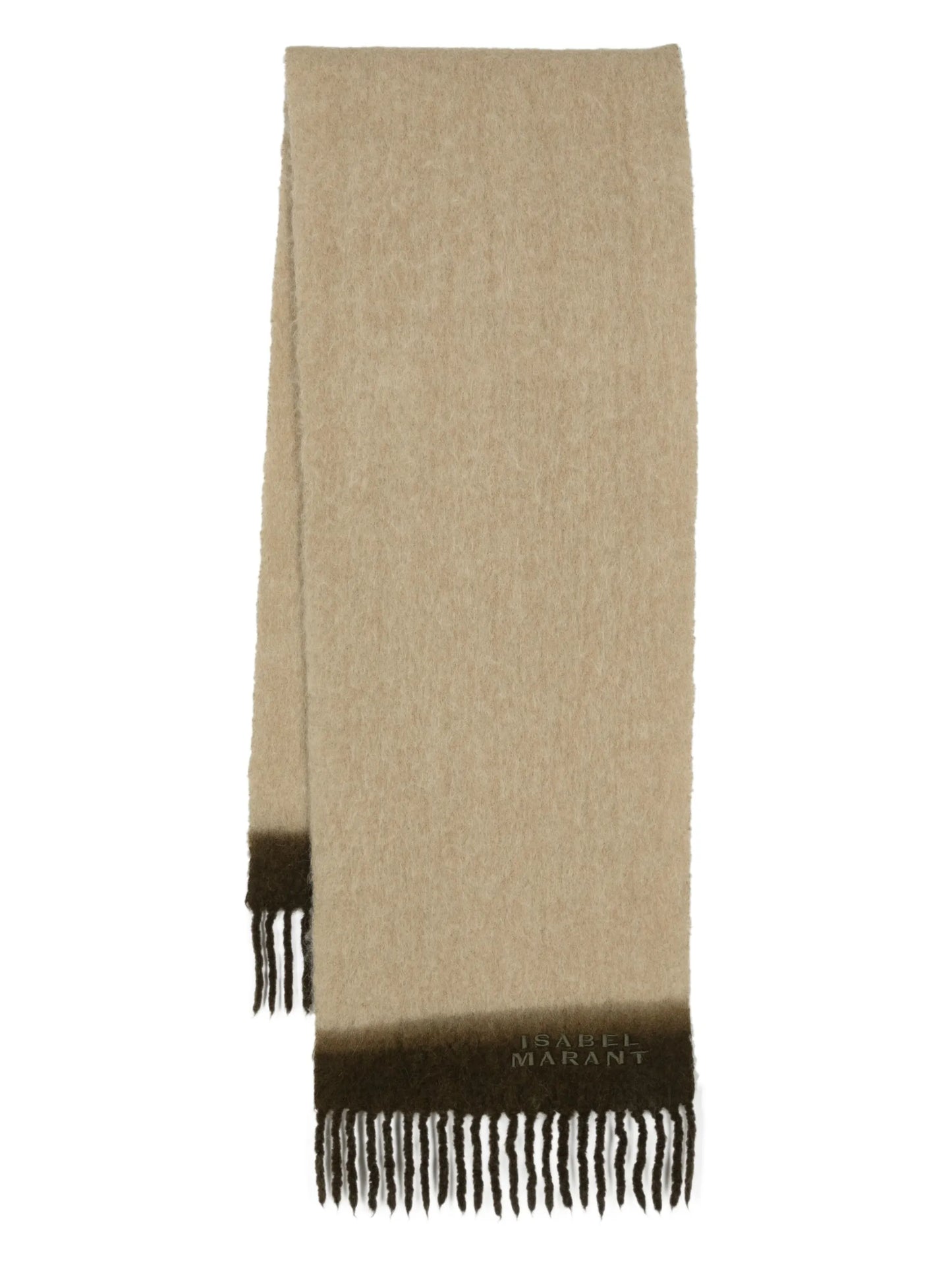 Firny embroidered-logo scarf