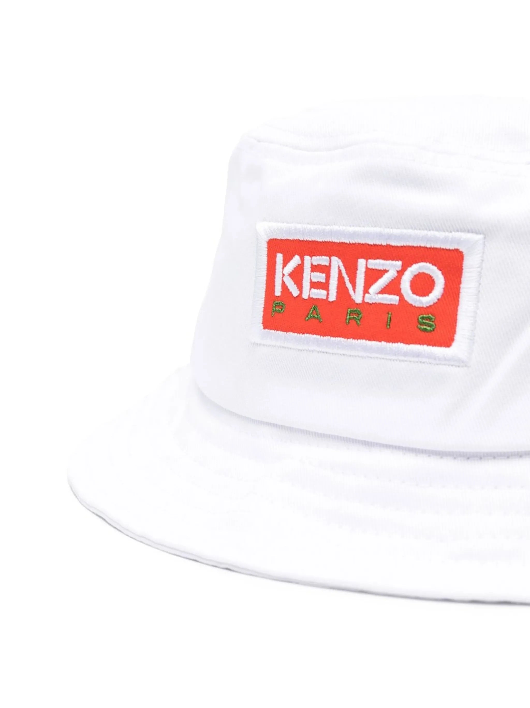 embroidered-logo bucket hat